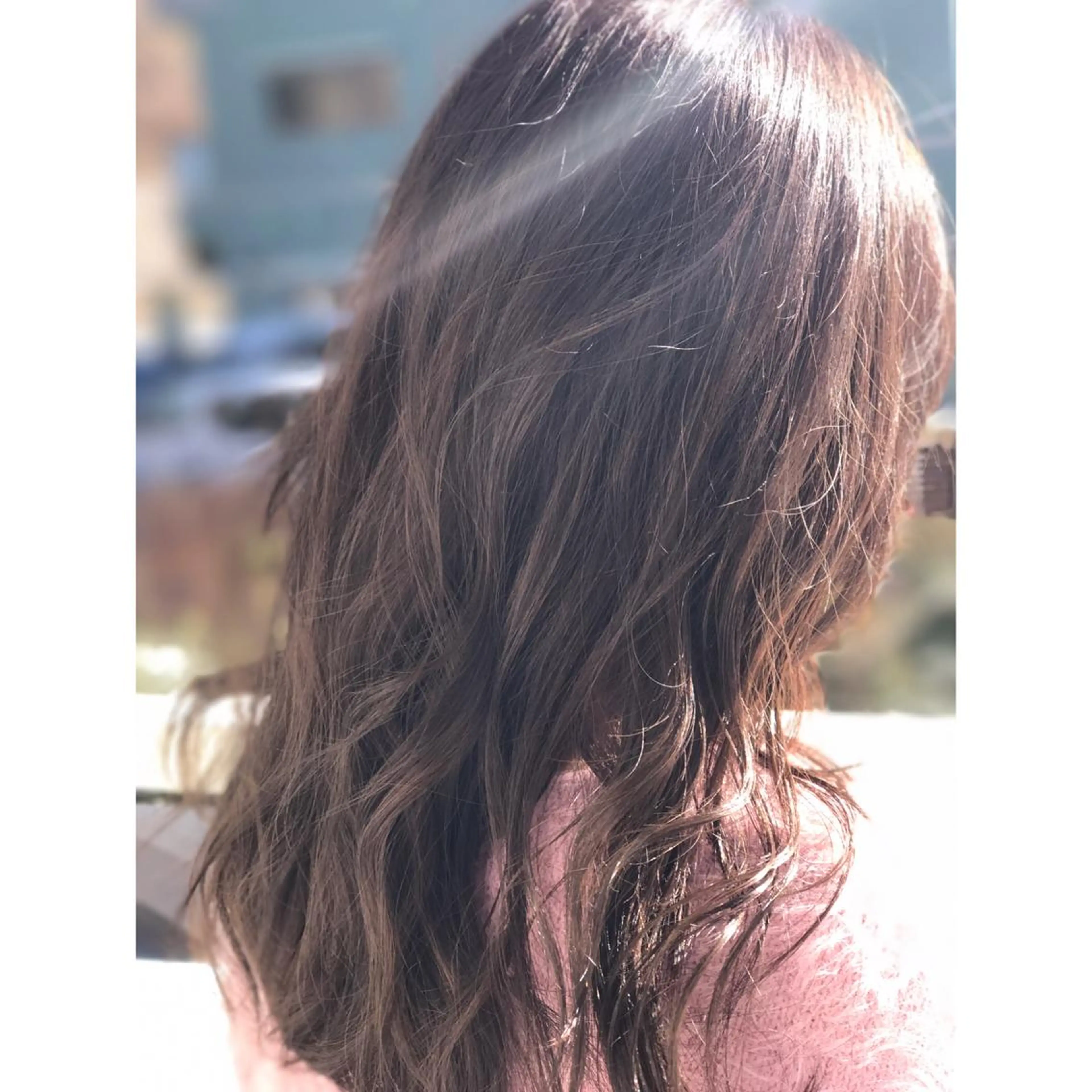 セミロング カラー 髪質改善/茅ヶ崎 マツモト リョウのヘアスタイル