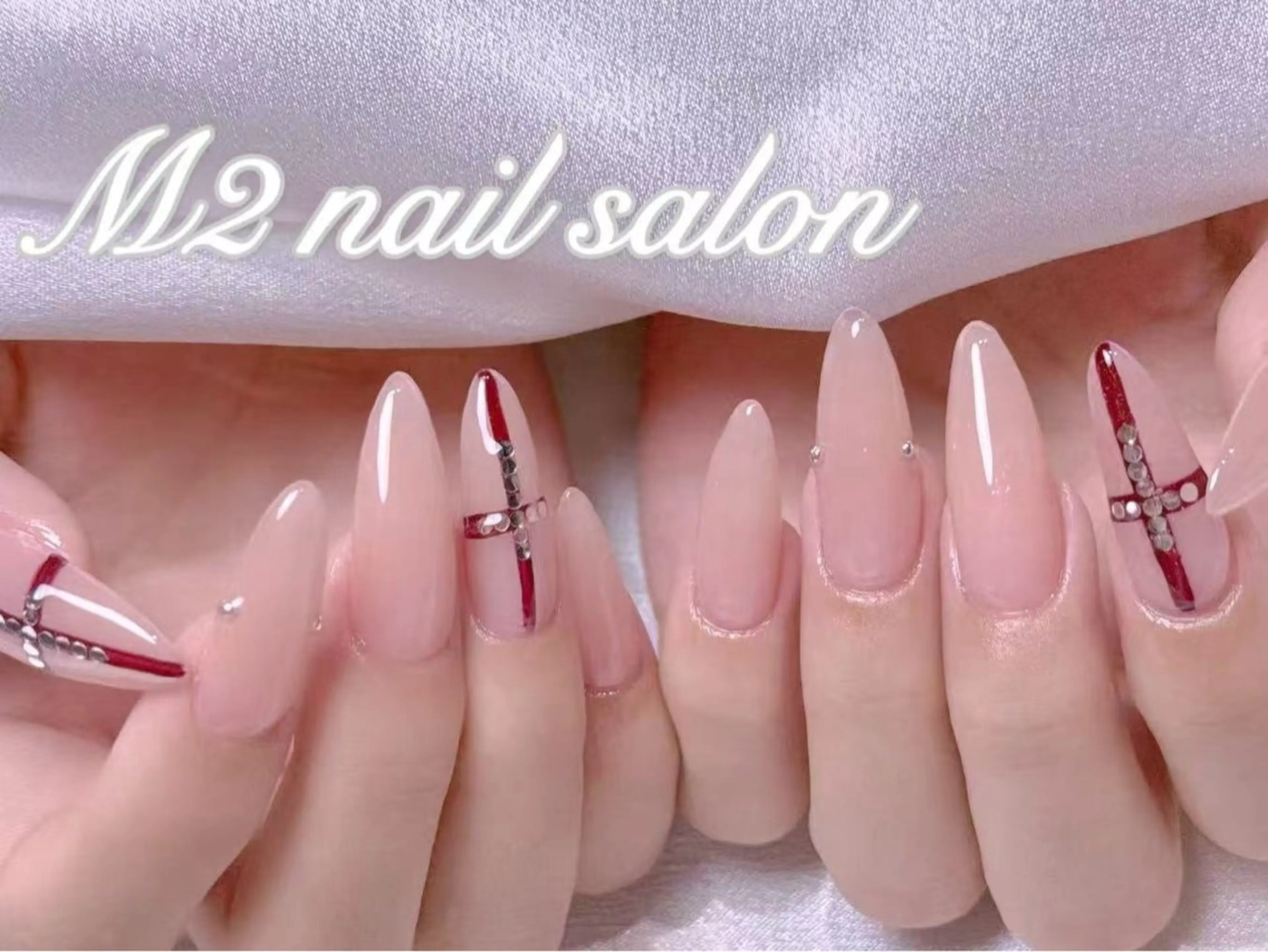 ネイル ハンドネイル 長さだし専門店 M2　rikaのネイルデザイン