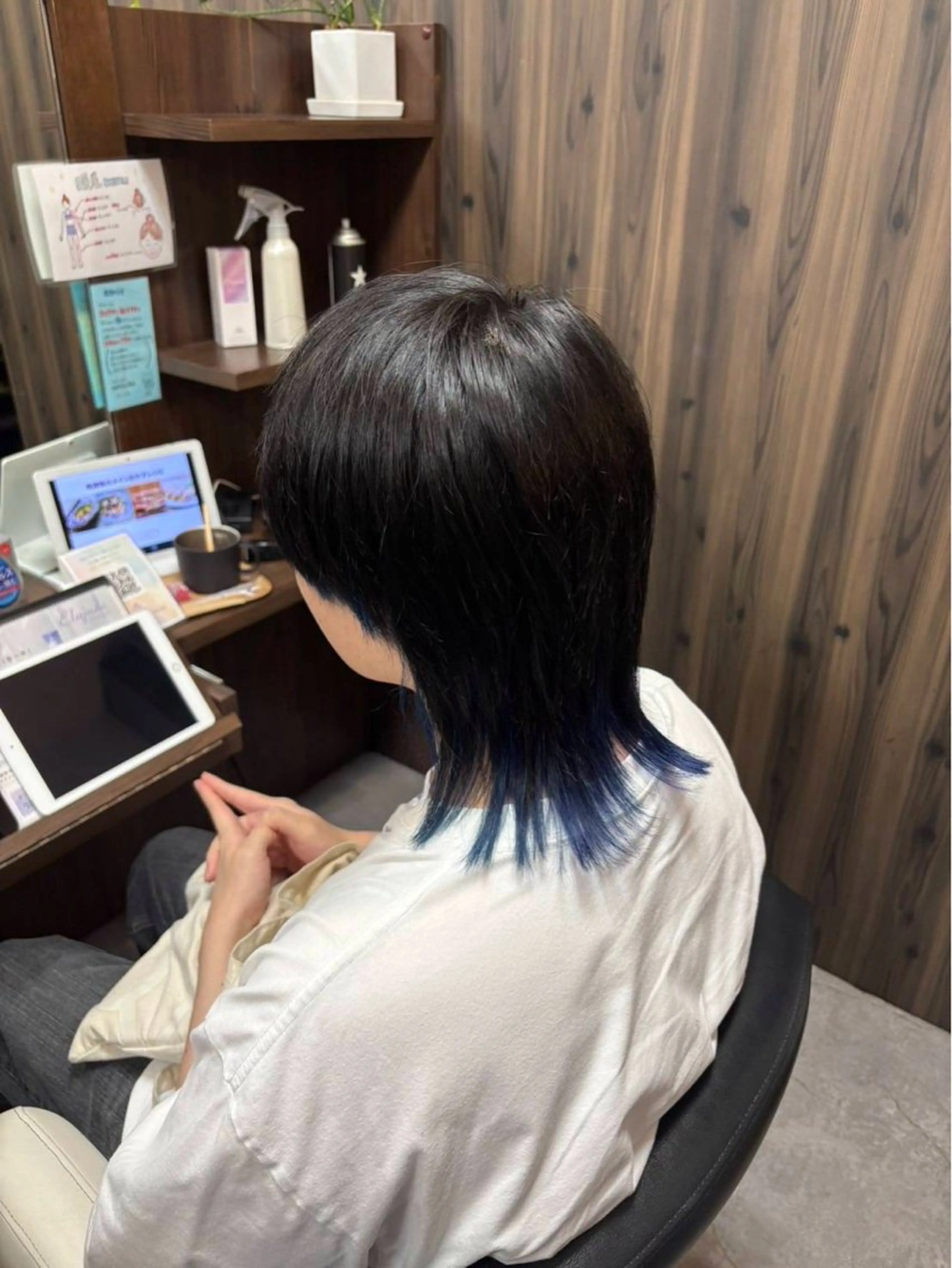 ショート カラー パーマ メンズ KIRAVI 【キラヴィ】三宮店所属・ミナミ/メンズ メンズパーマ/眉毛のヘアスタイル