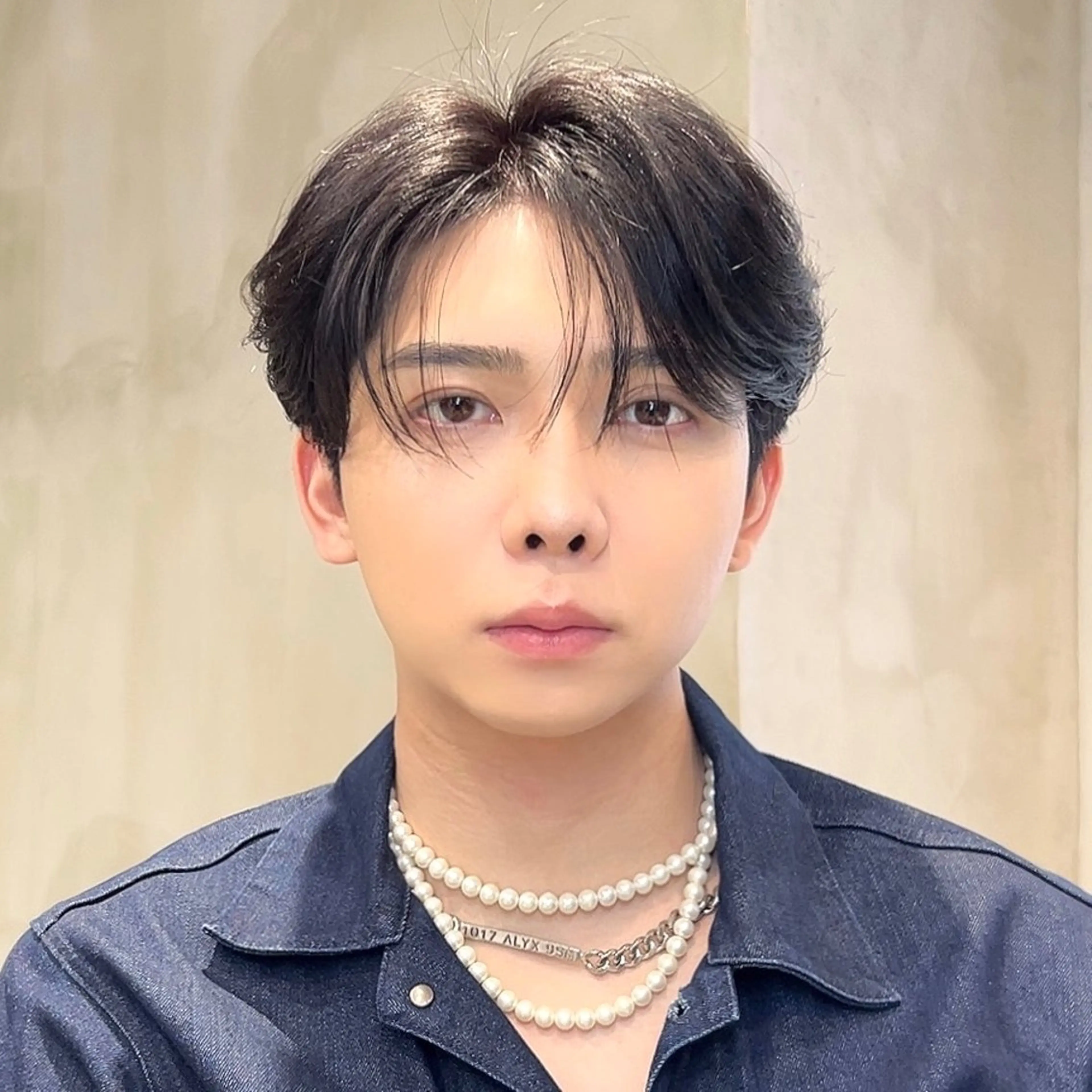 ショート パーマ メンズ カット パーマ 岡田大志🇰🇷 中/韓メンズヘアのヘアスタイル