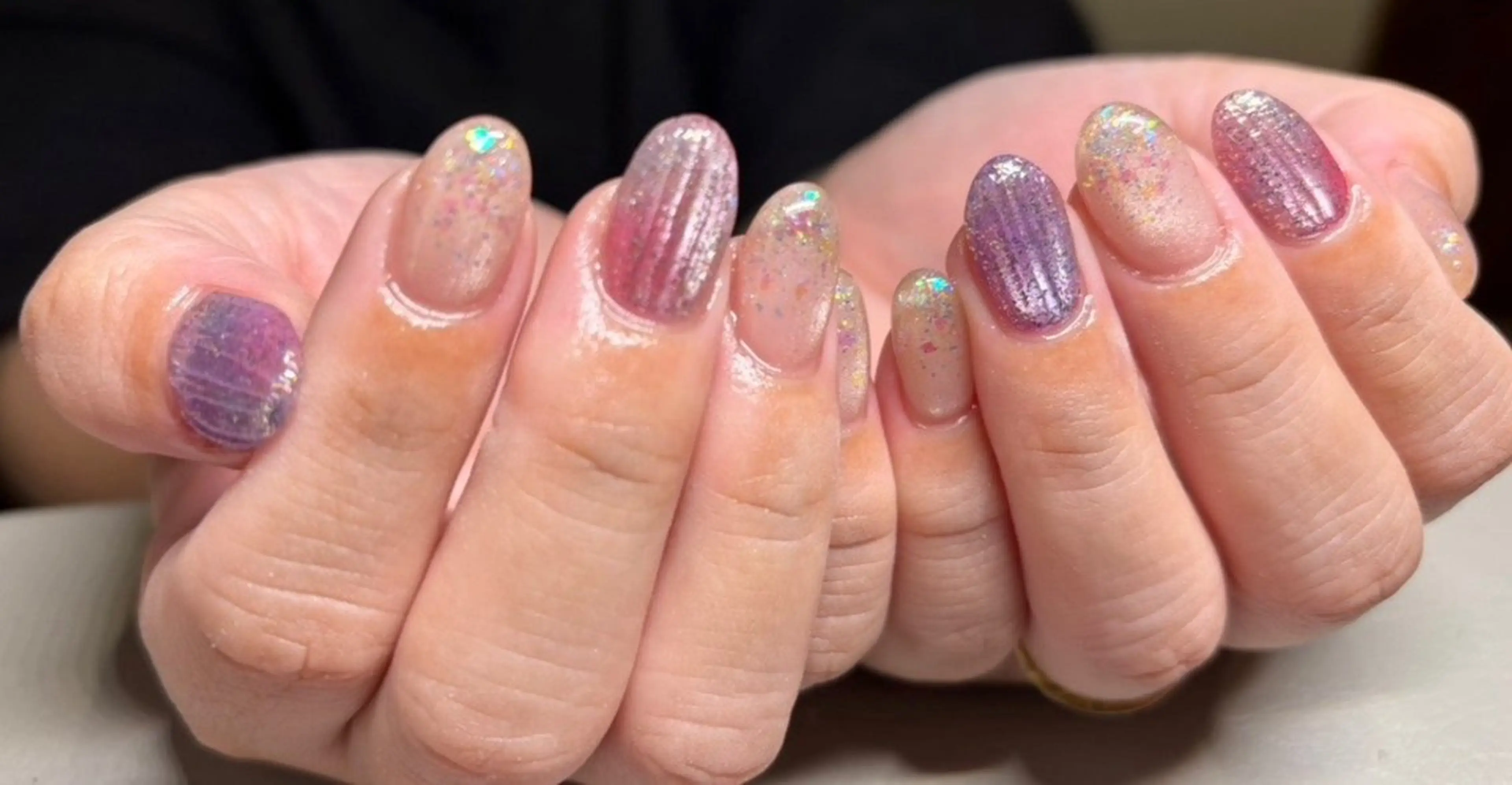 ネイル 持ち込み ハンドネイル Chaleur fleurのネイルデザイン