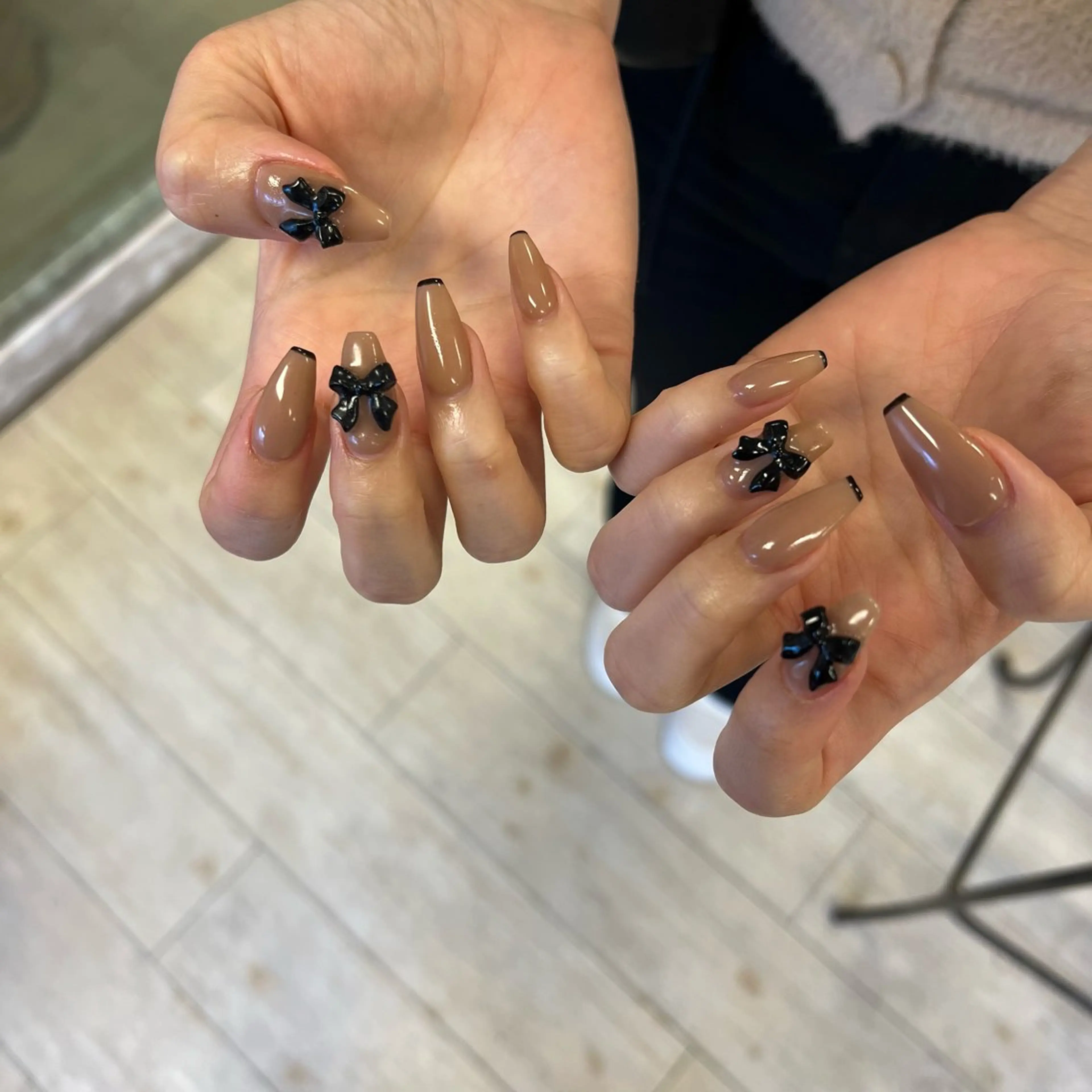 ネイル フレンチネイル ハンドネイル SAKURA 中島のネイルデザイン