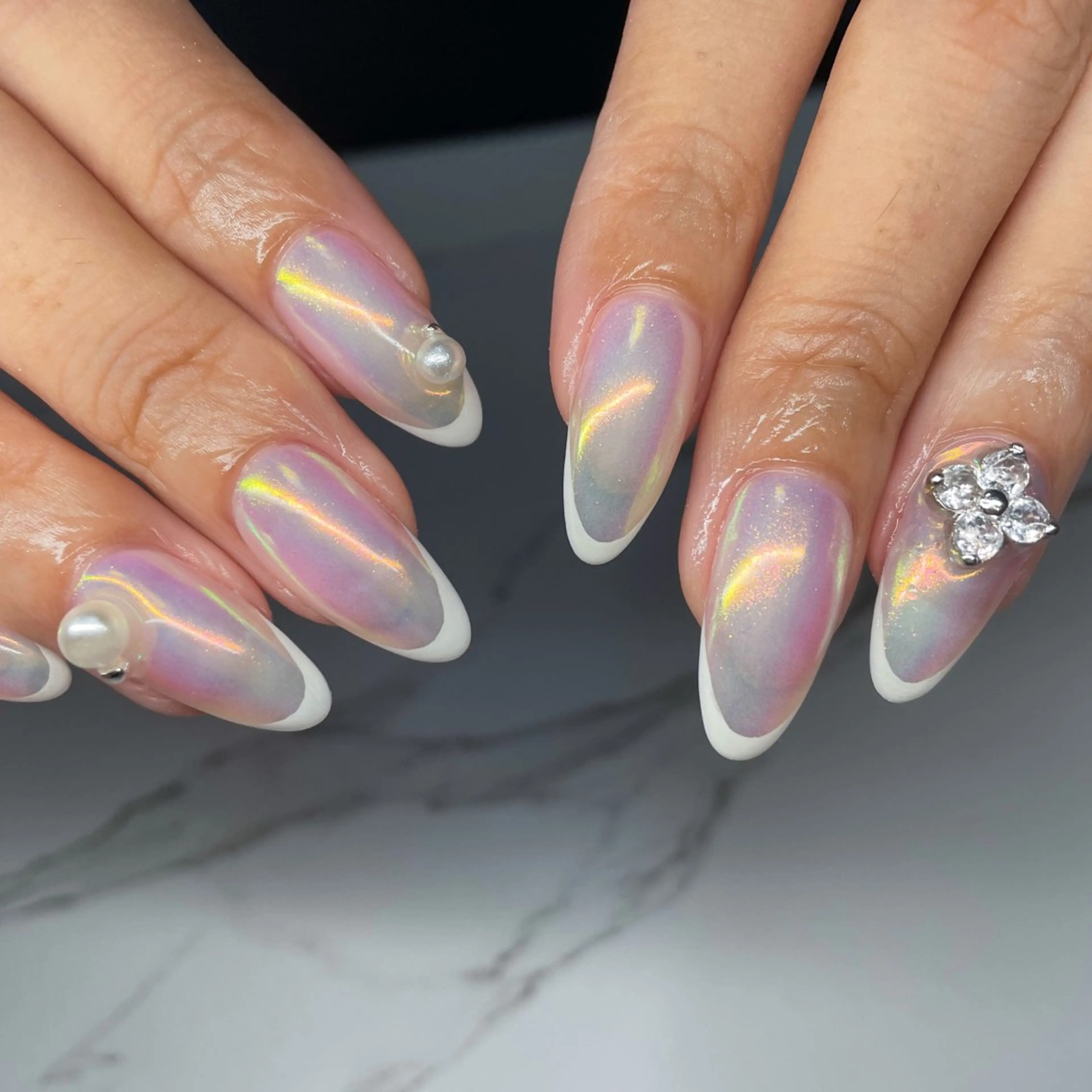 ネイル アートネイル ロングネイル 持ち込み 夏ネイル Nail Salon AMICALのネイルデザイン