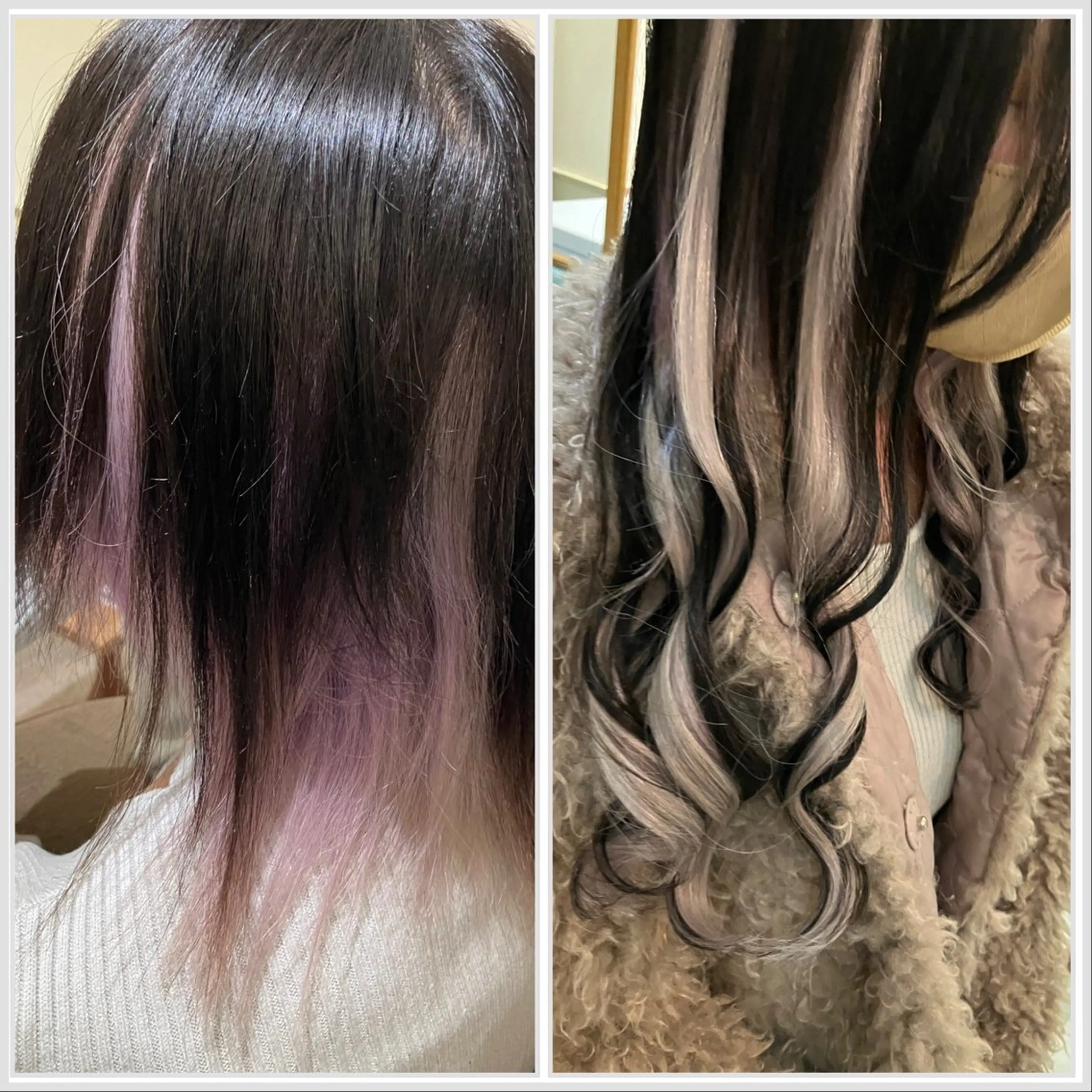 セミロング エクステ エクステ エクステブリーチ矯正 griFFicaのヘアスタイル