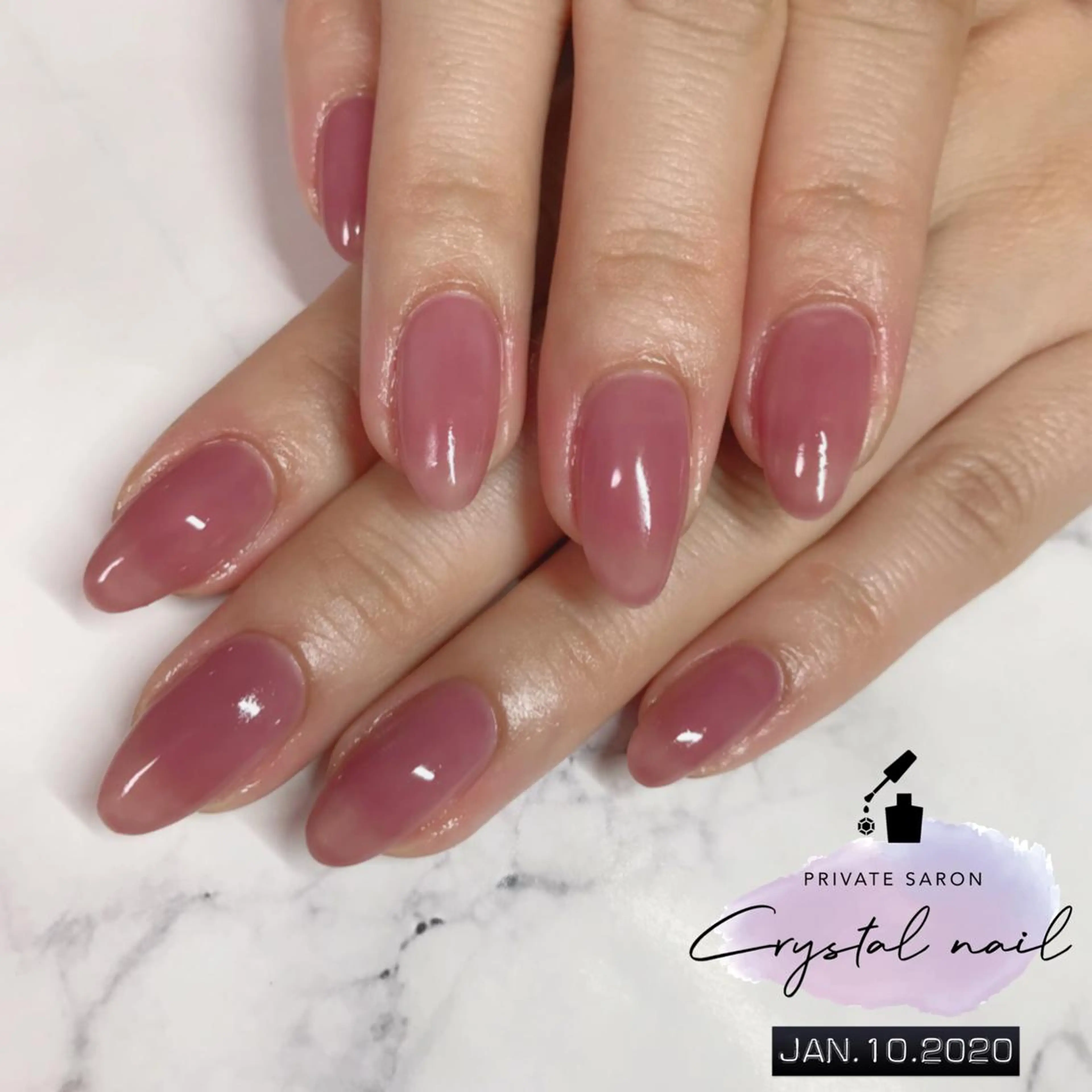 ネイル ピンク ハンドネイル SCENERY NAILのネイルデザイン