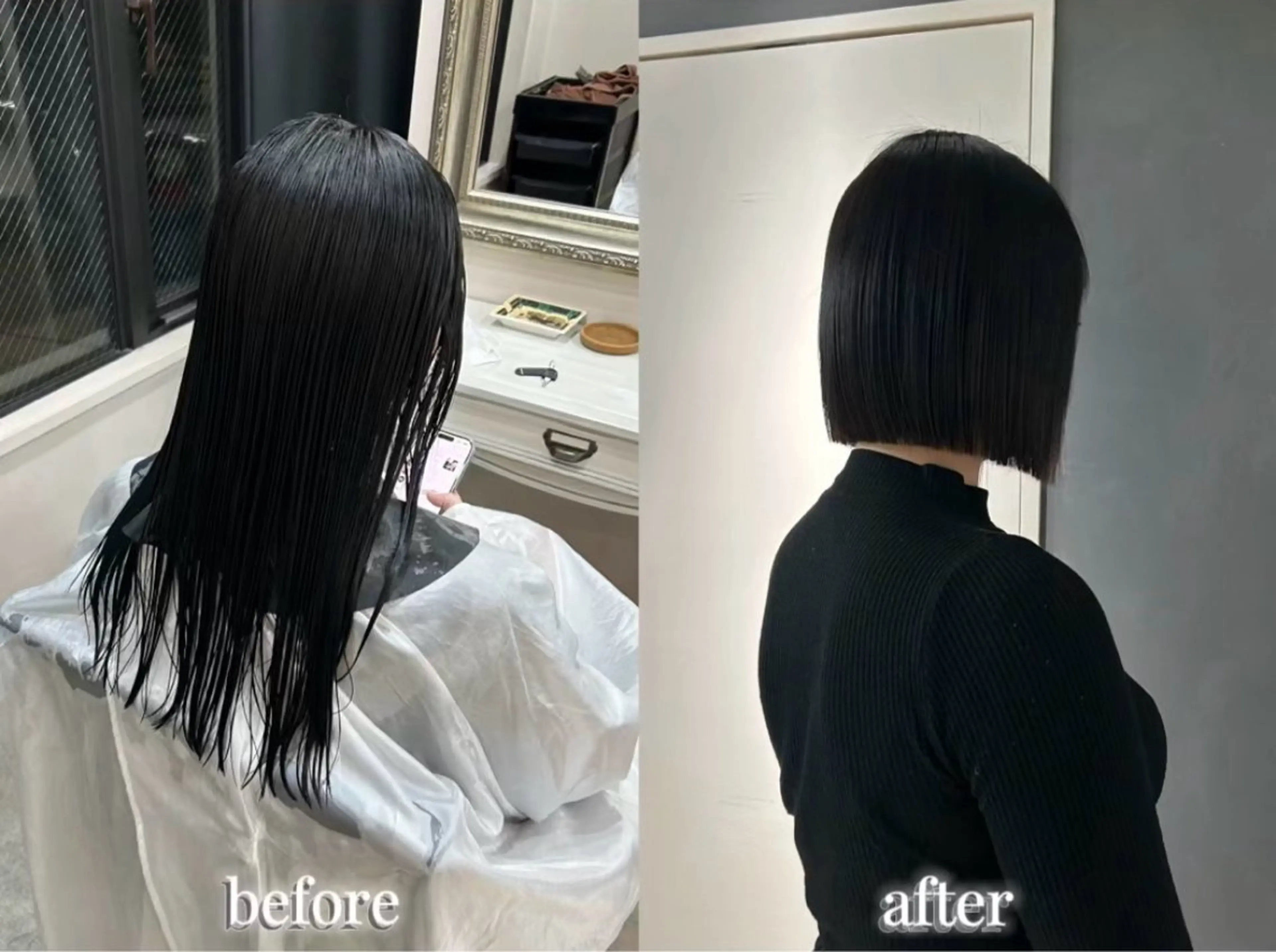 ショート カット トリートメント えり 堀江/ボブ /レイヤー/艶髪のヘアスタイル