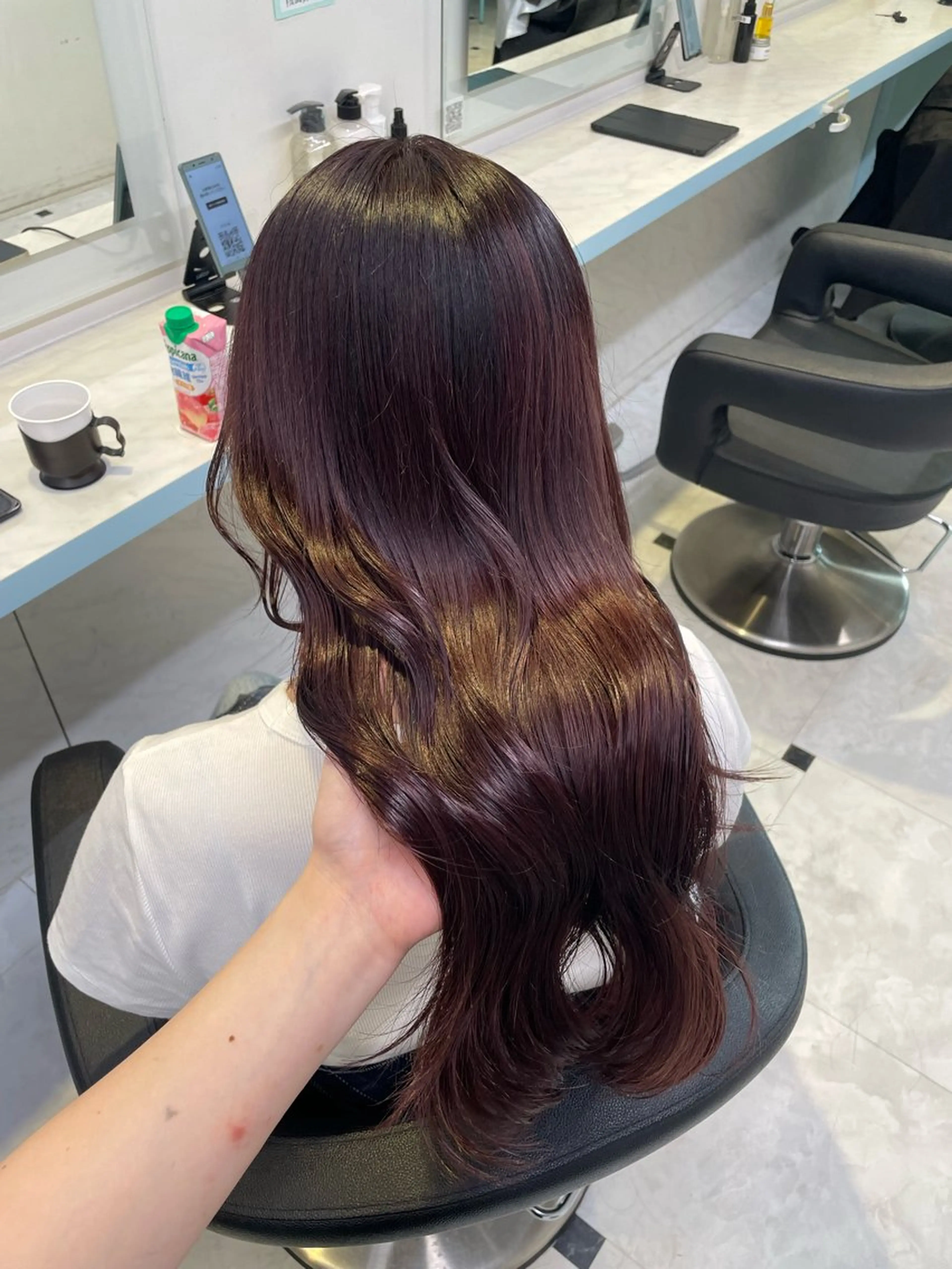 ロング カラー 🇰🇷韓流暖色ヘア 🍒saaya🍒のヘアスタイル