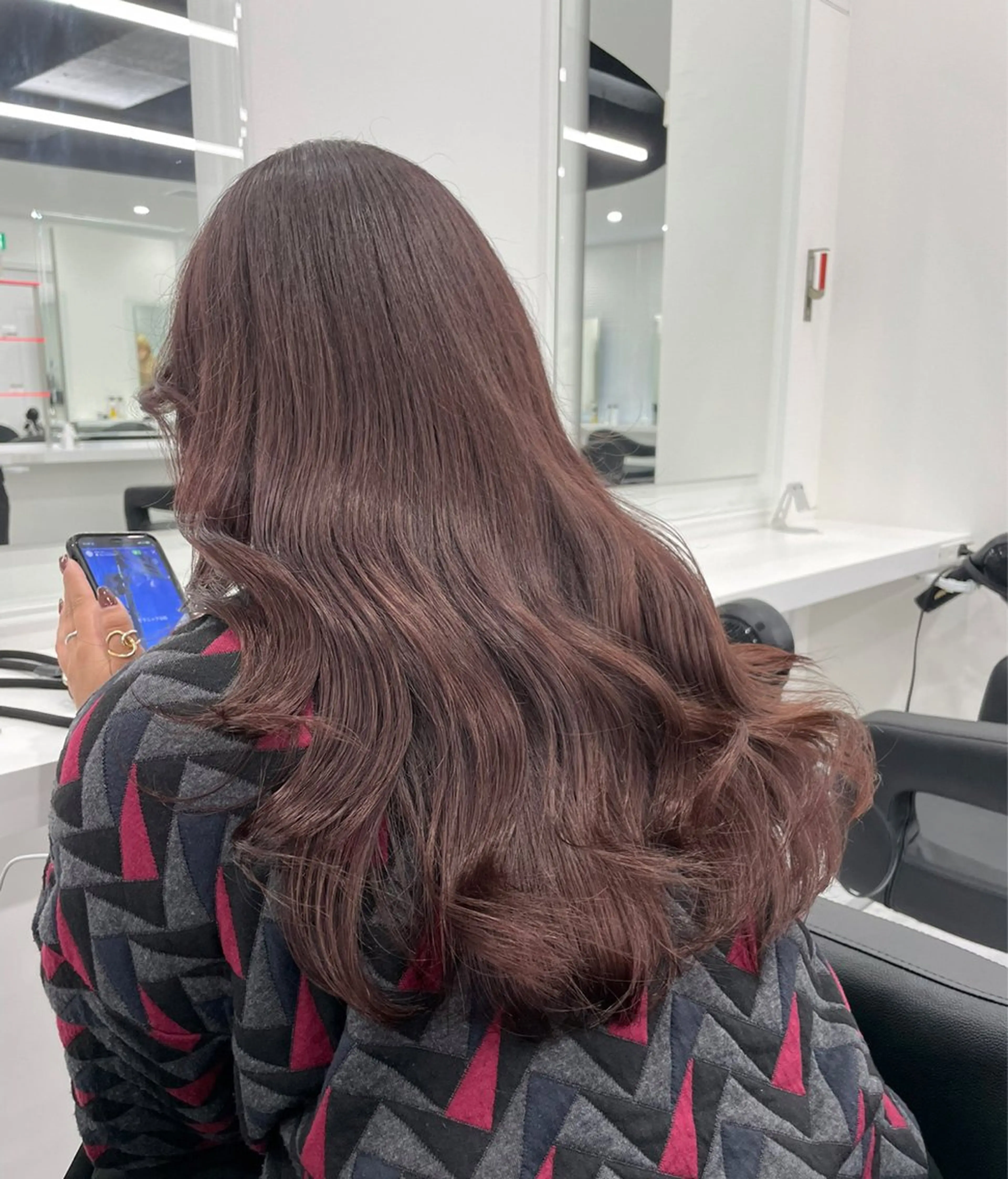 セミロング ヘアカラー Wカラー/暖色/べ ージュりく©︎🐝のヘアスタイル