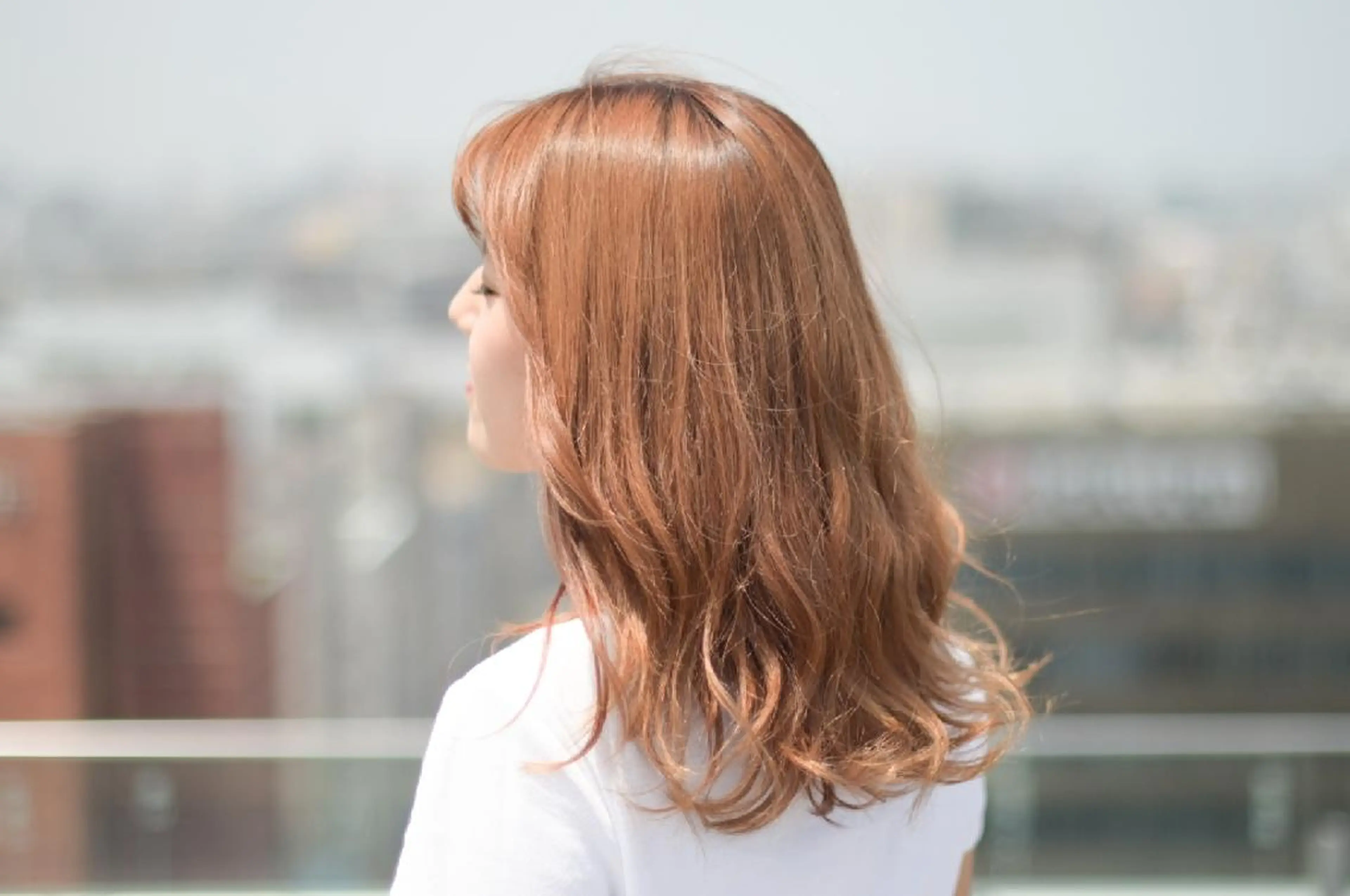 パーマ カラー ミディアム ミディアムパーマ muk hair篠村 髪質改善/完全個室のヘアスタイル