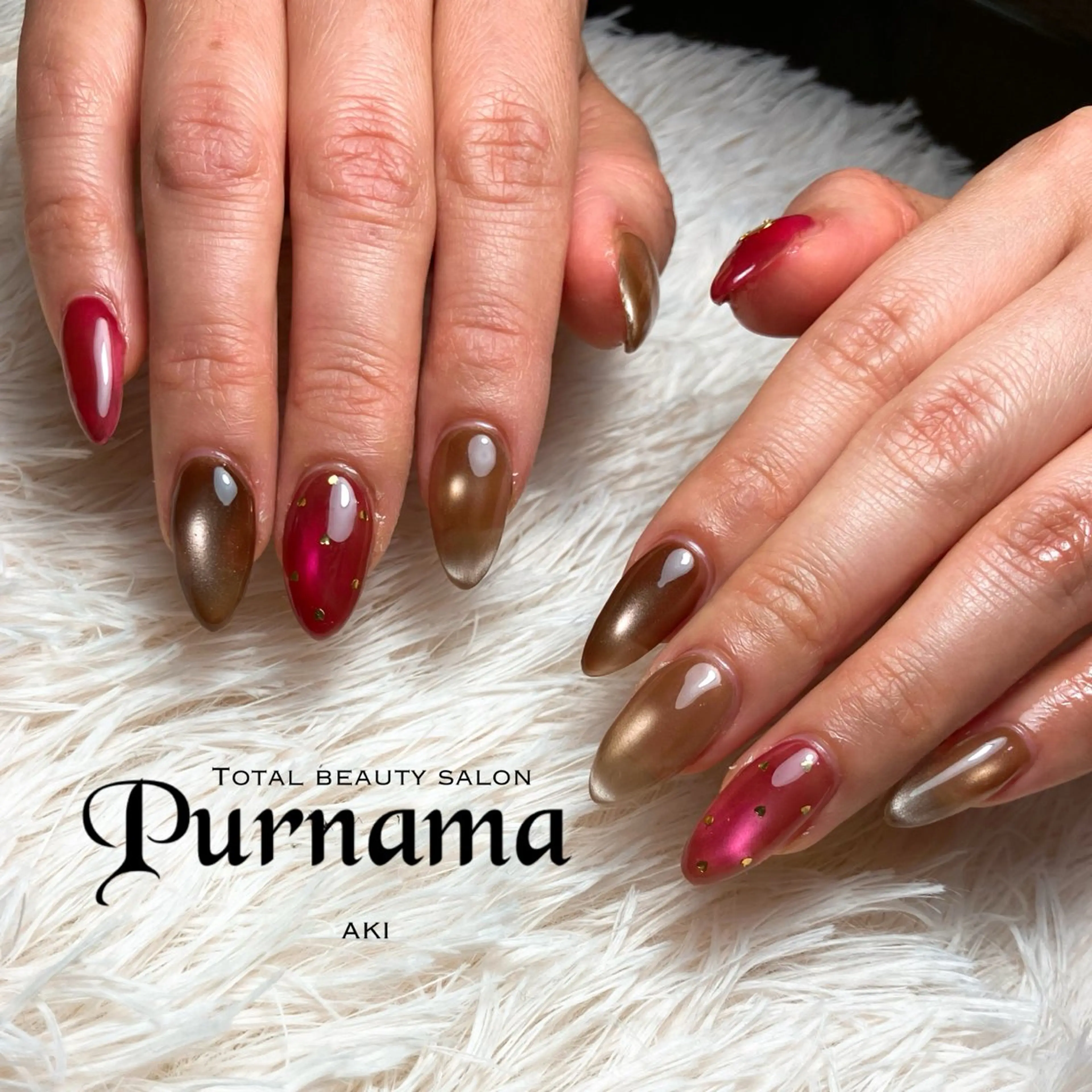 ネイル ハンドネイル Purnama あきのネイルデザイン