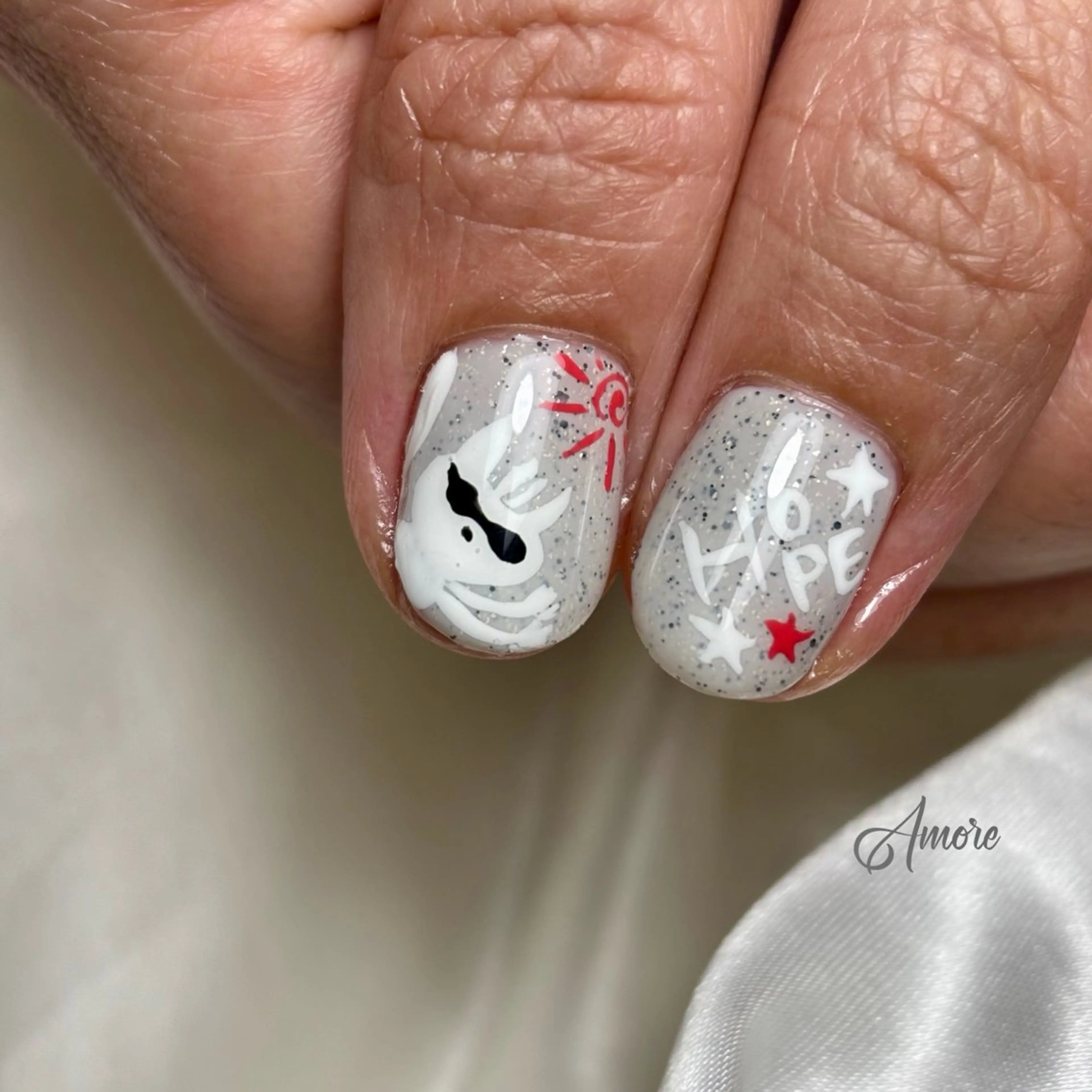 ネイル ジェルネイル キラキラネイル 韓国ネイル マグネットネイル パラジェル You kyehwaのネイルデザイン