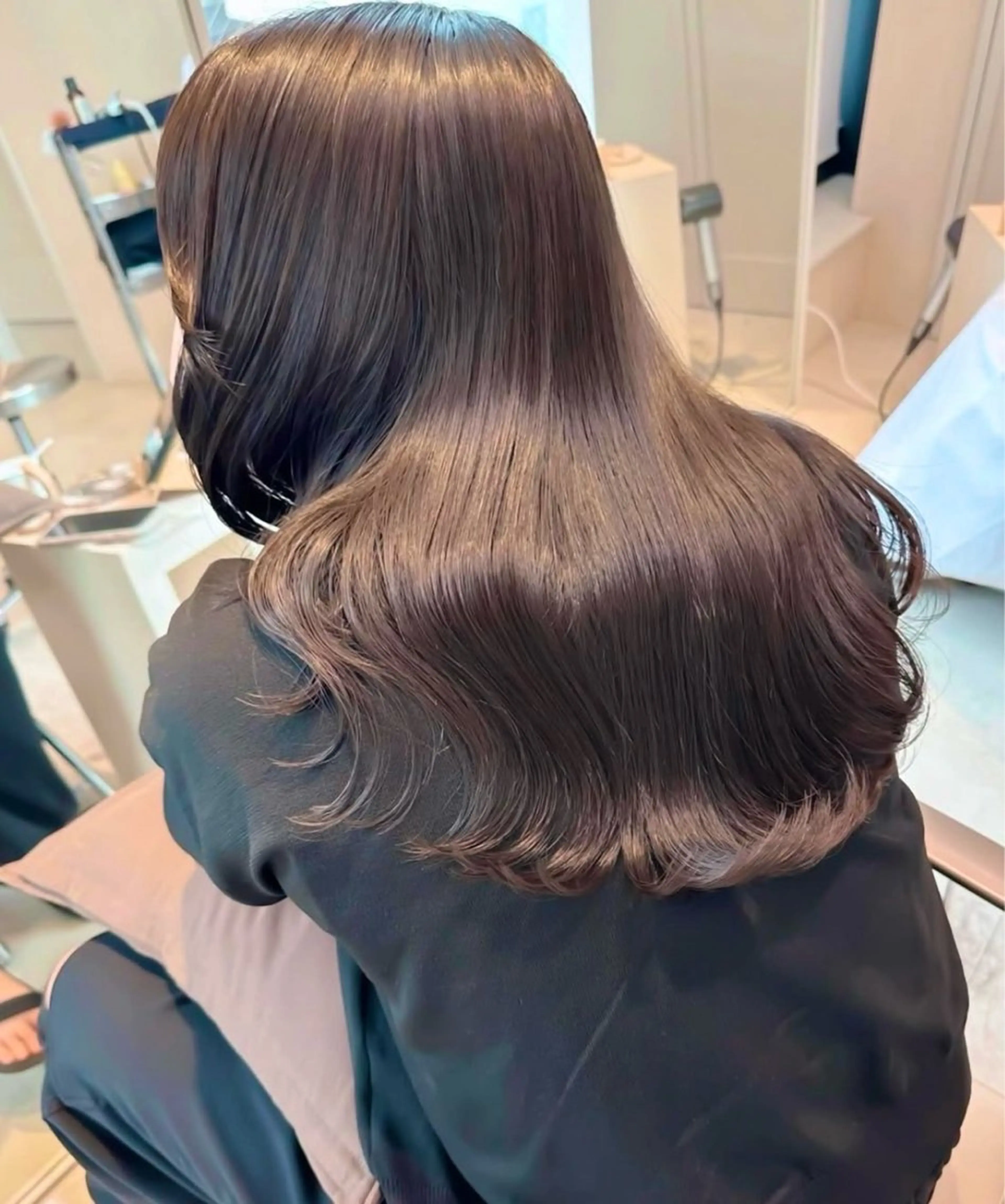 🌱透明感出したい方おすすめ🌱似合わせカット＋ブリーチなしダブルカラー＋トリートメントの写真