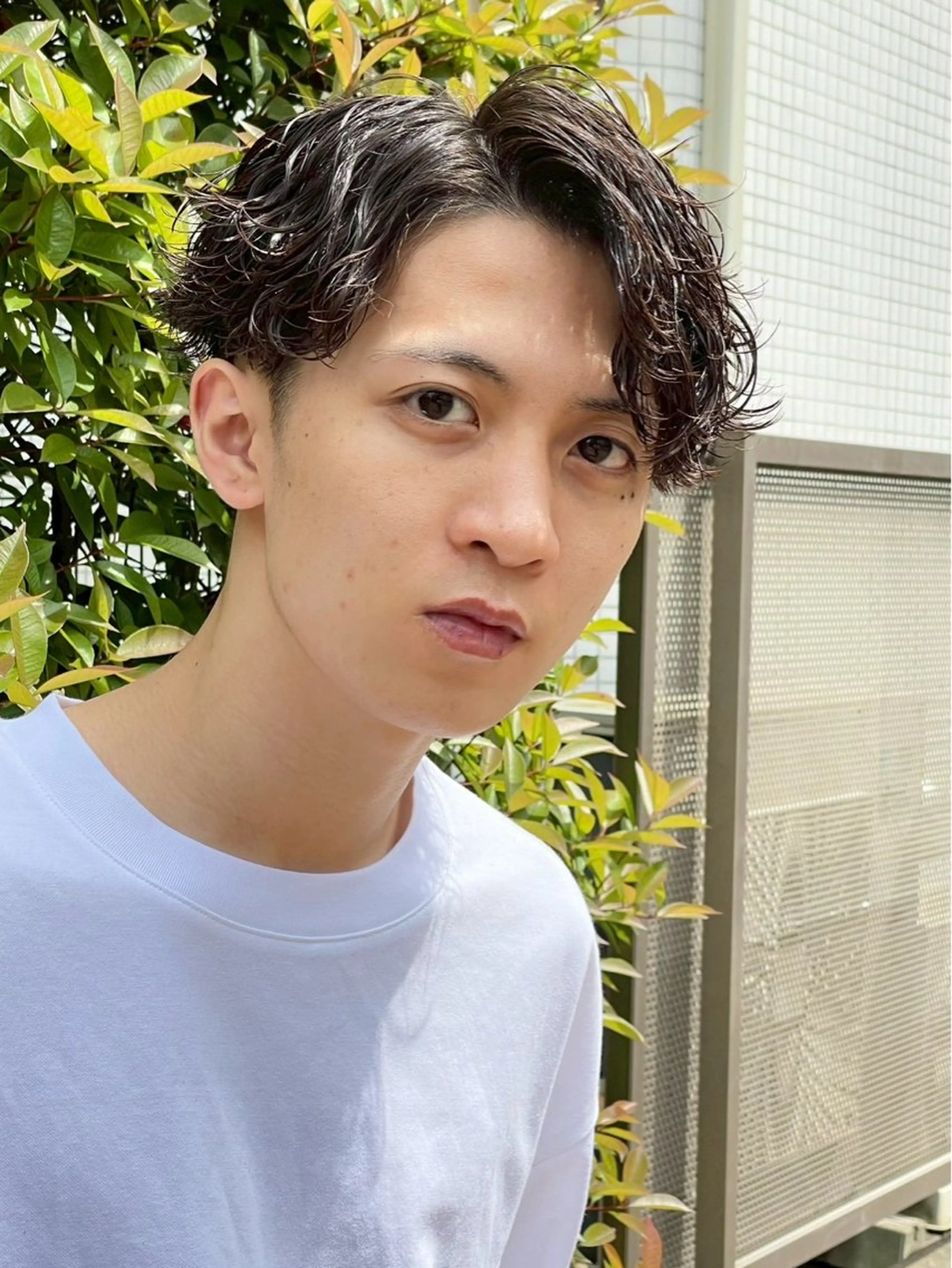 パーマ メンズ 岸田 和樹のヘアスタイル