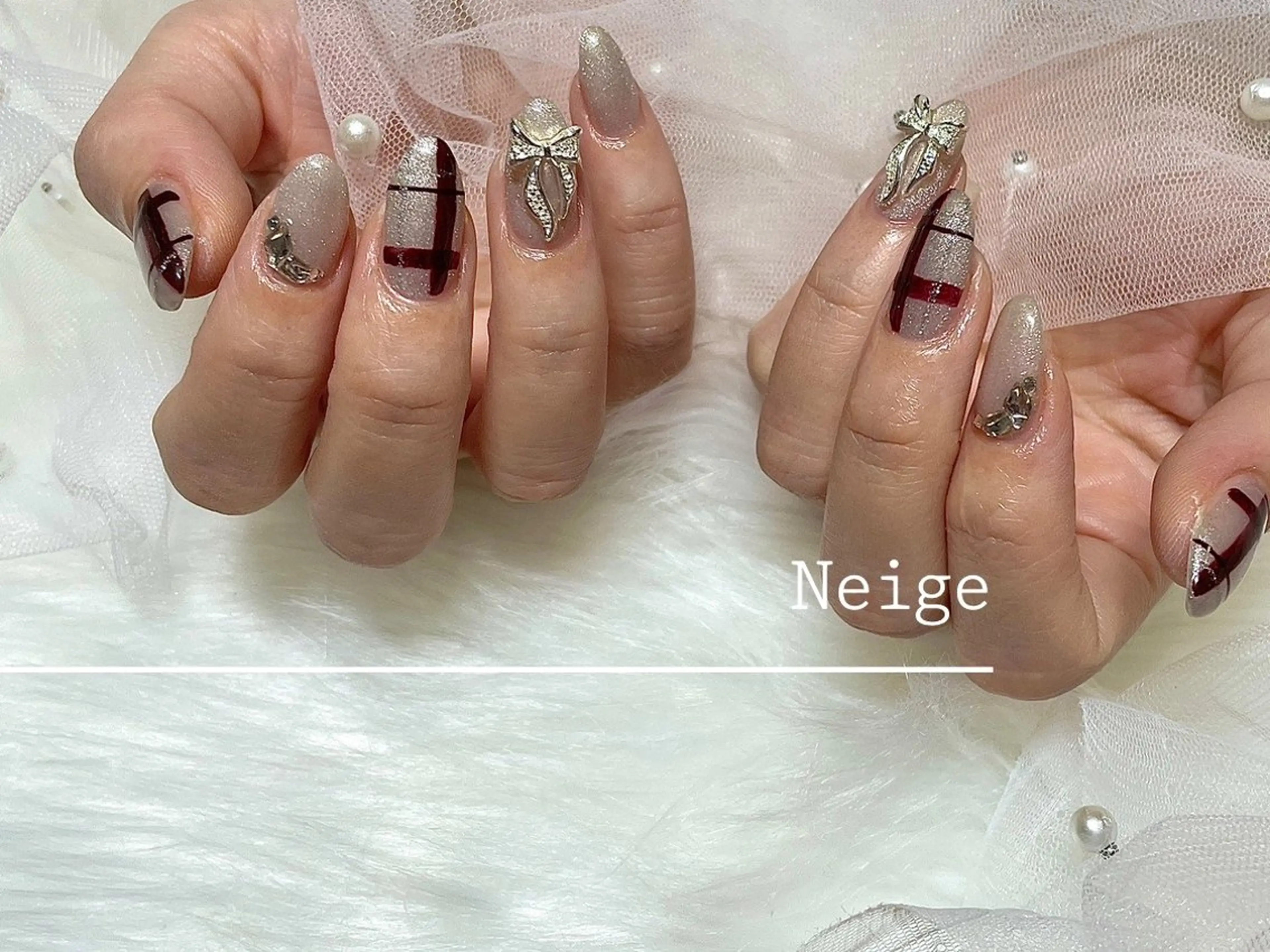 ネイル ハンドネイル Neige 𓂃 aiのネイルデザイン