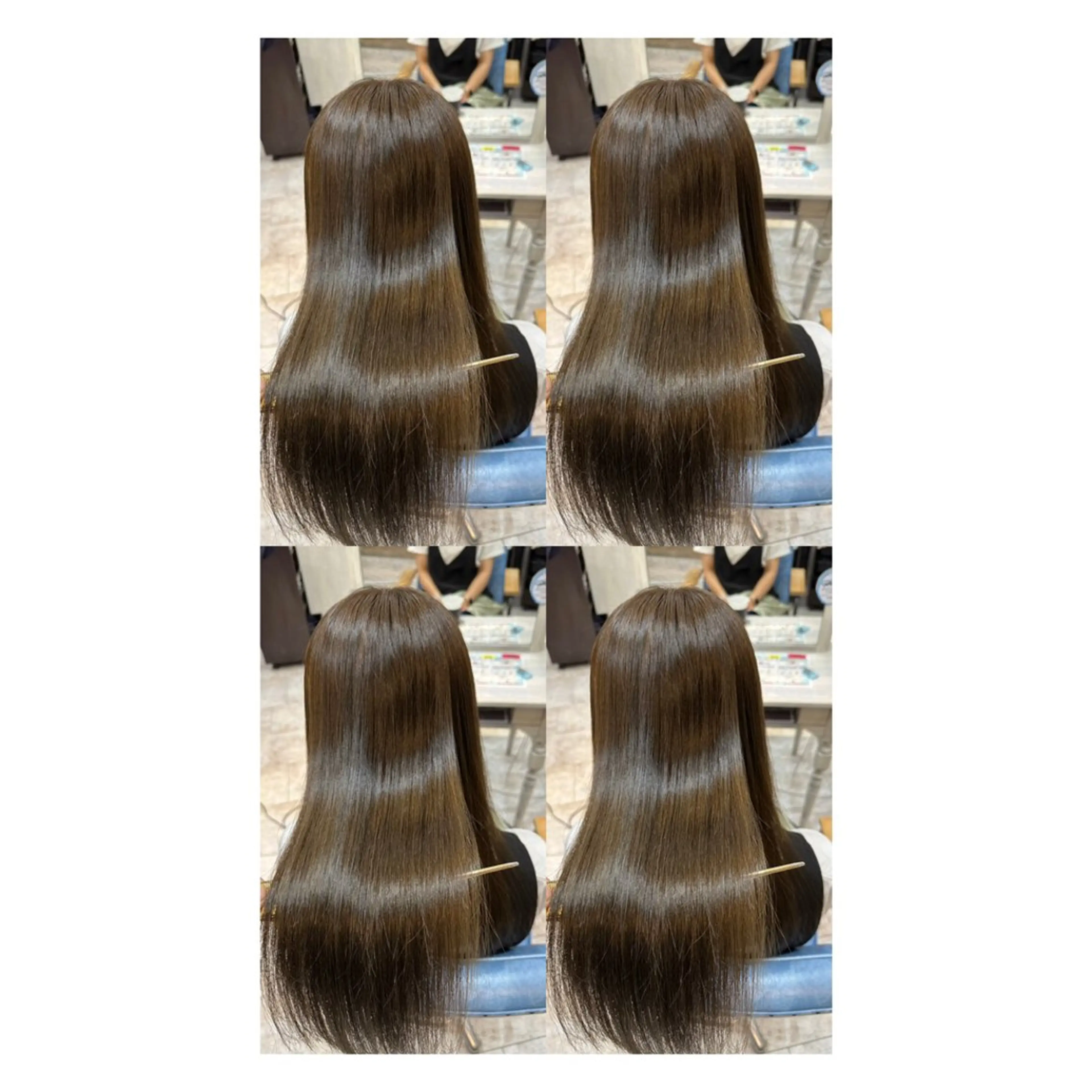 ロング カラー 透明感カラー 髪質改善 縮毛矯正 トリートメント ヘアカラー トリートメント 店長✨レイヤー✖️ 髪質改善✖️韓国ヘアのヘアスタイル