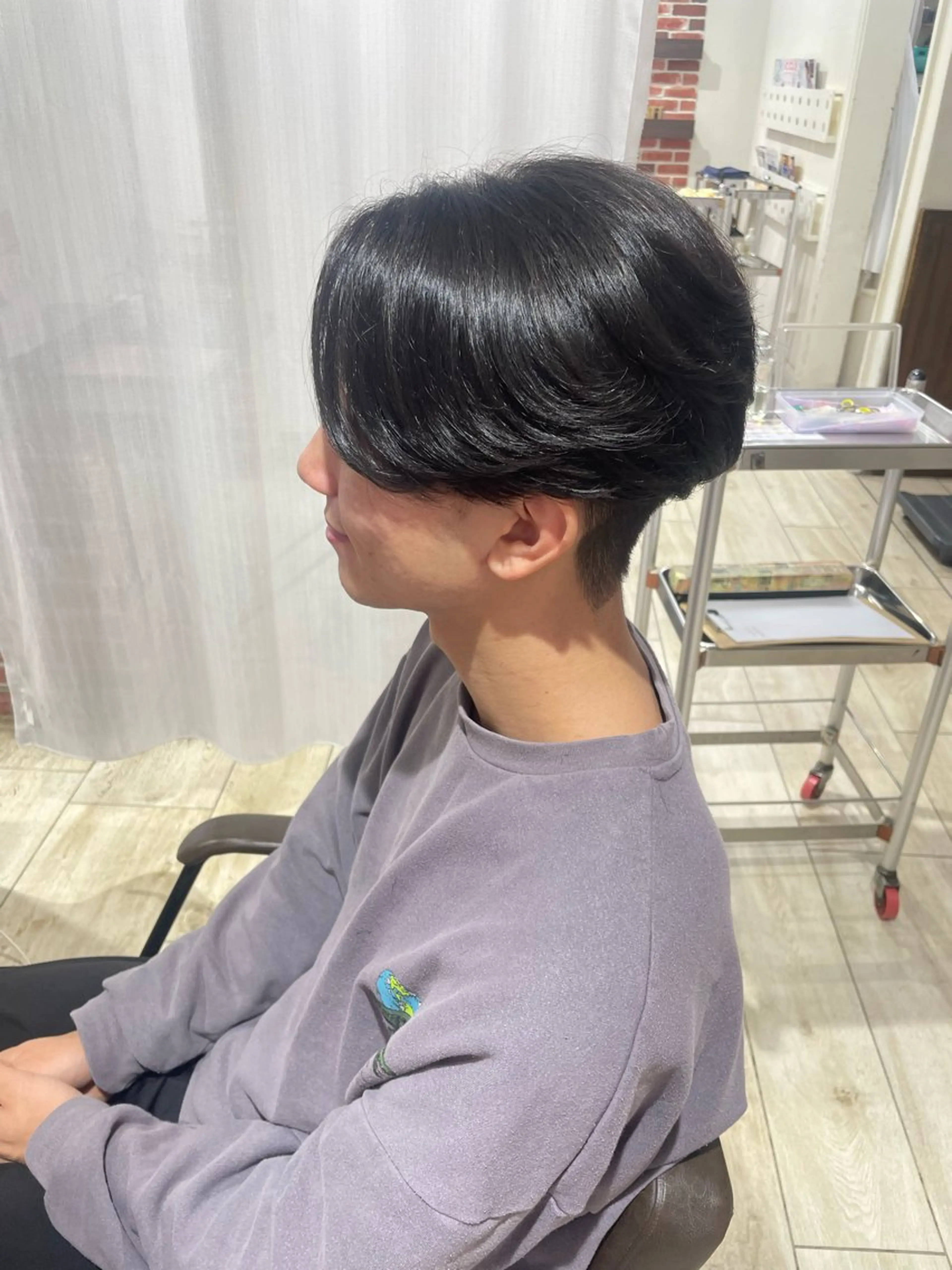 メンズ 刈り上げ 広瀬 珠優のヘアスタイル