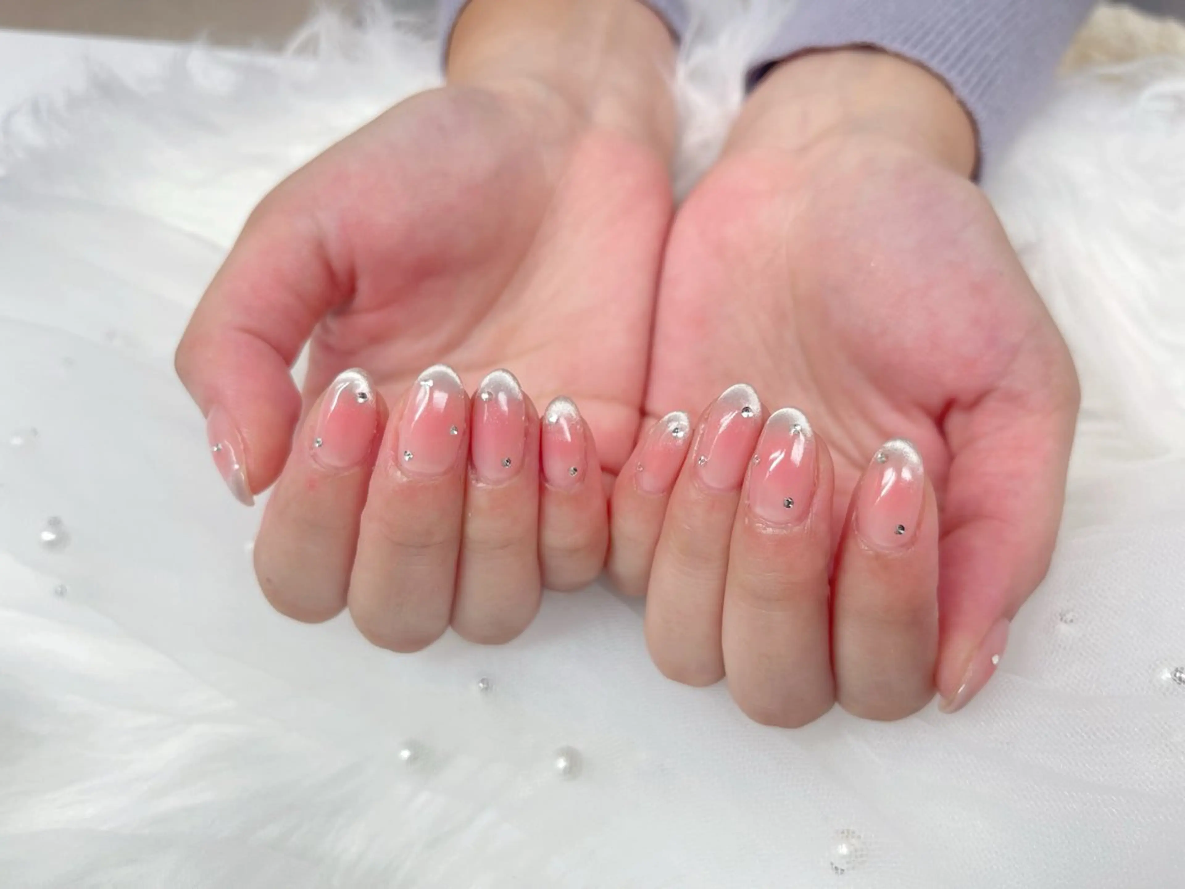 ネイル チークネイル マグネットネイル Nail salon UnFLAIR麻布十番所属・UnFLAIR麻布 十番店🎀SARAのネイルデザイン