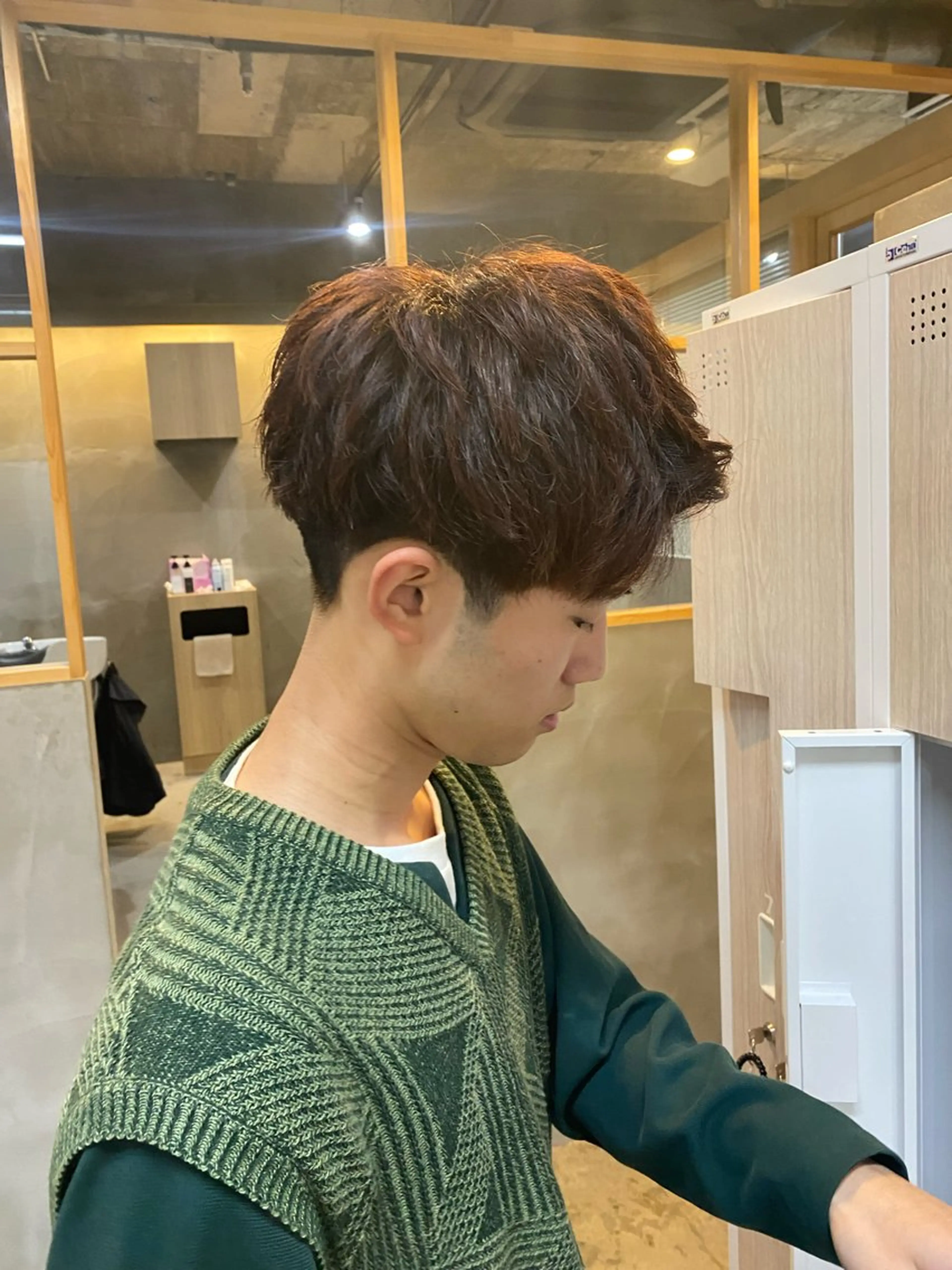 メンズ シミズ アスカのヘアスタイル