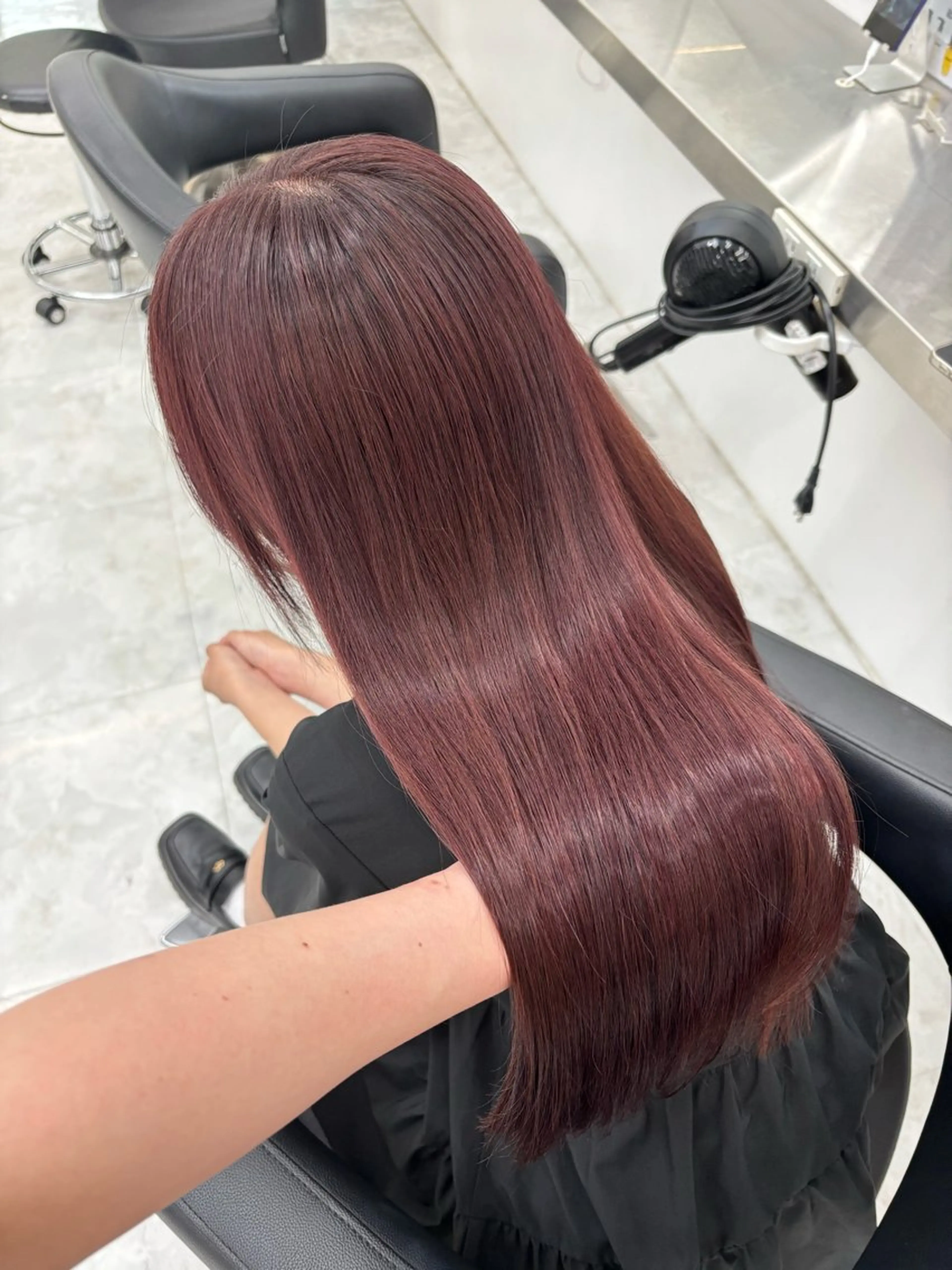 カラー ヘアカラー トリートメント Wカラー/暖色/べ ージュりく©︎🐝のヘアスタイル