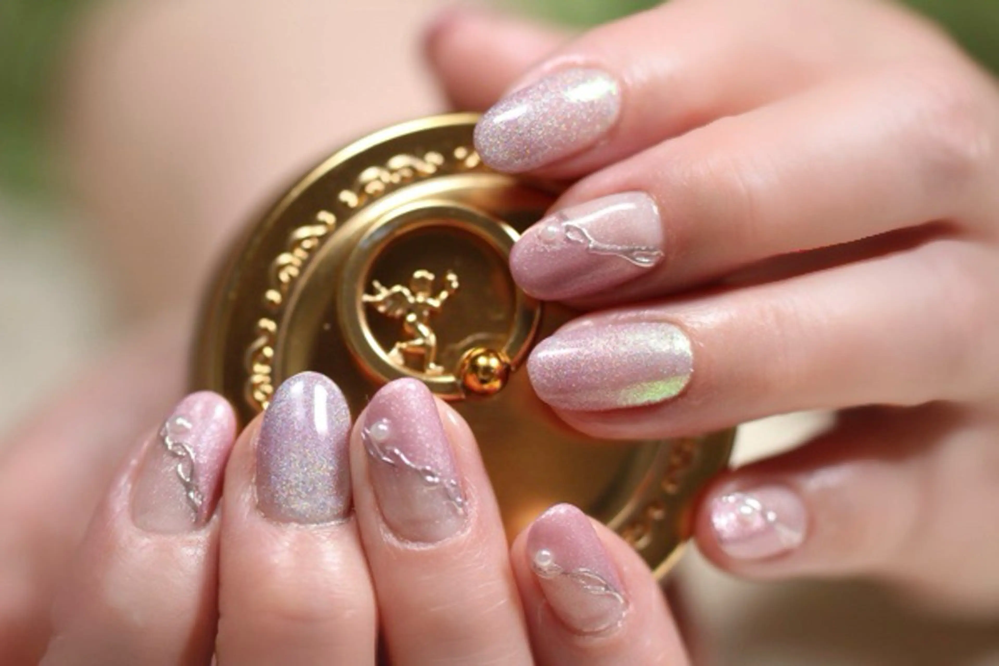 ネイル アートネイル フレンチネイル ジェルネイル マグネットネイル ミラーネイル しみ えんのネイルデザイン