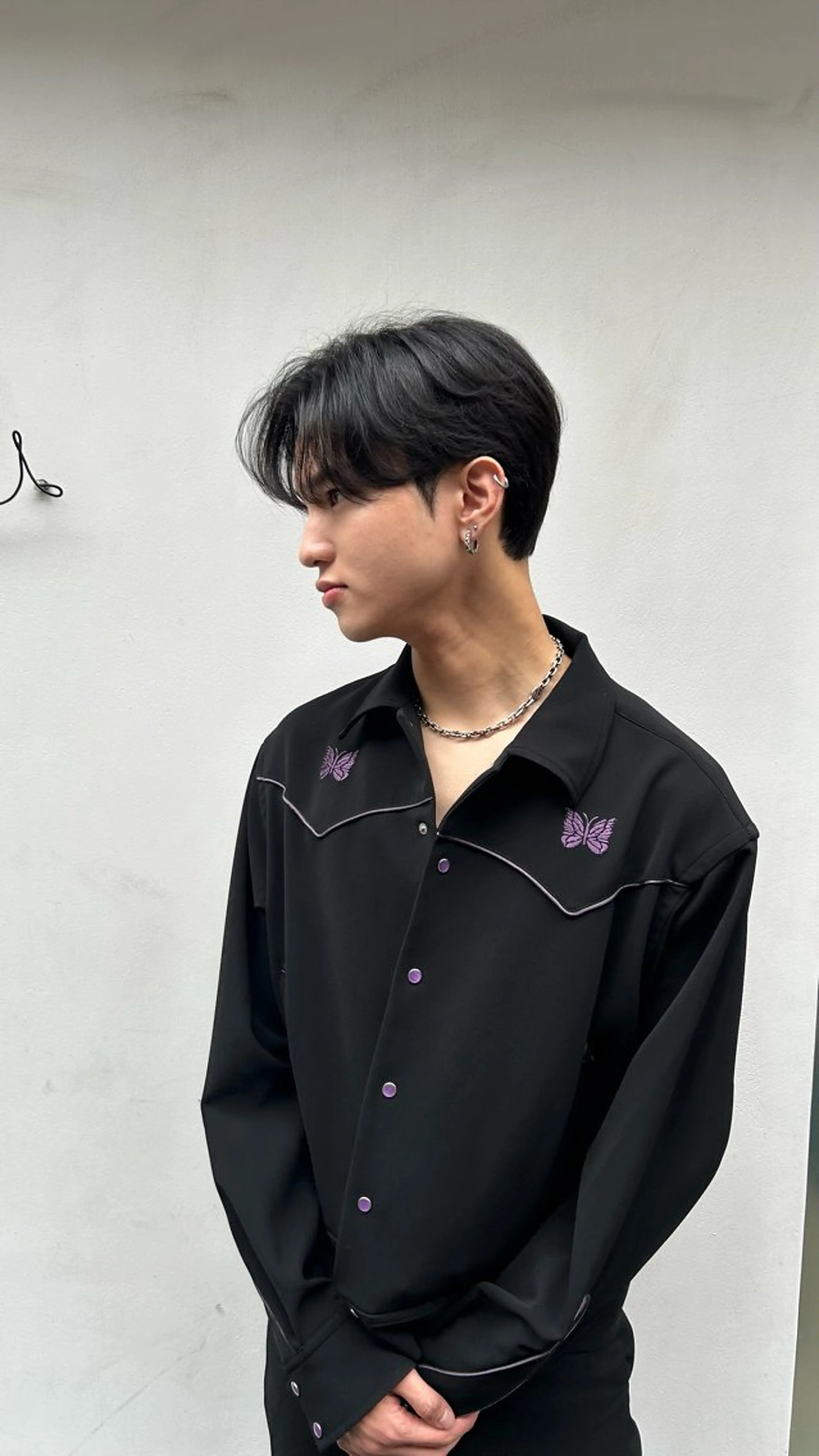 メンズ ダウンパーマ カルマパーマ メンズパーマ 隈元 光のヘアスタイル