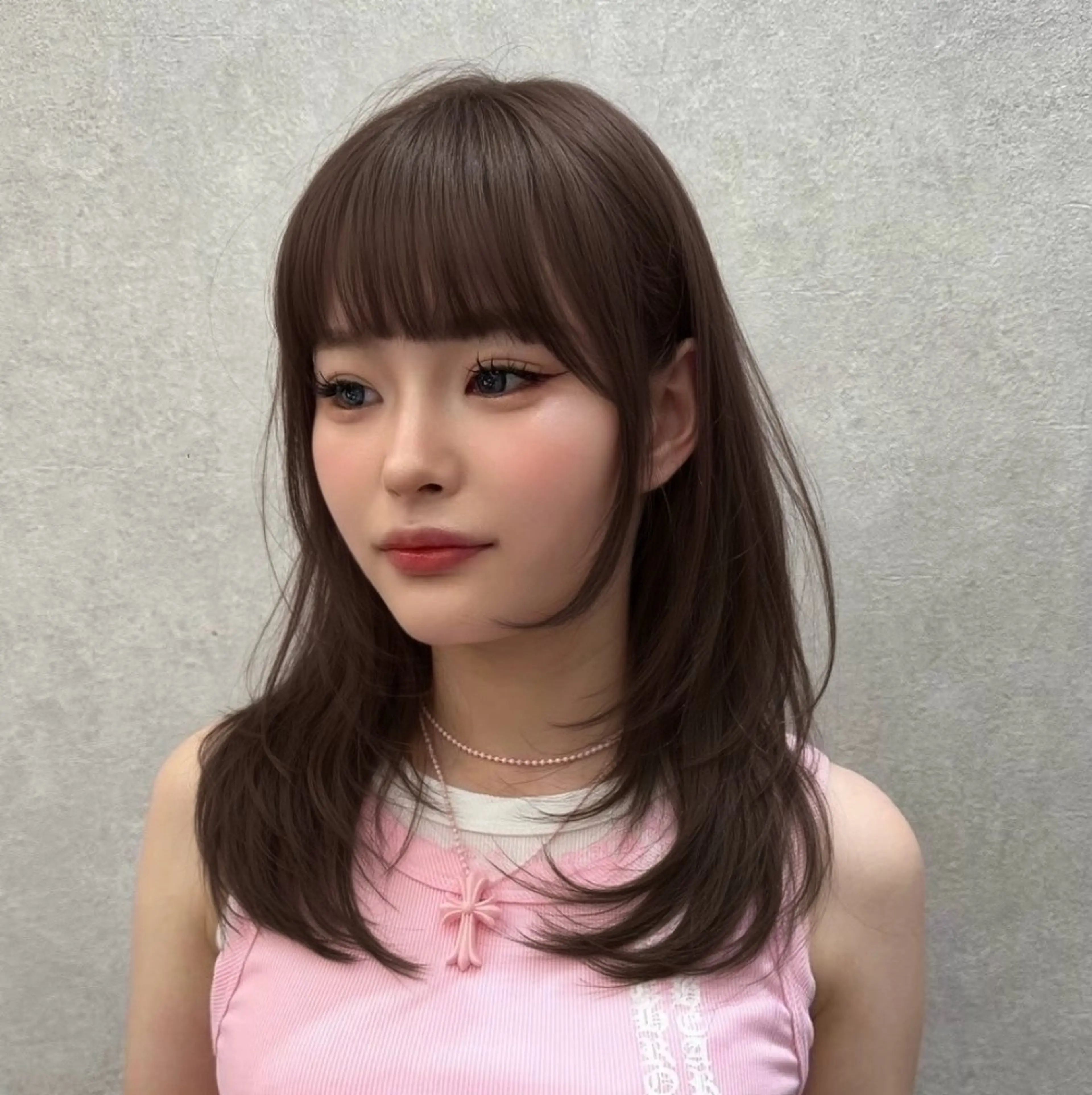 セミロング レイヤーカット 似合わせカット 🎀透明感カラー shizuka🎀のヘアスタイル