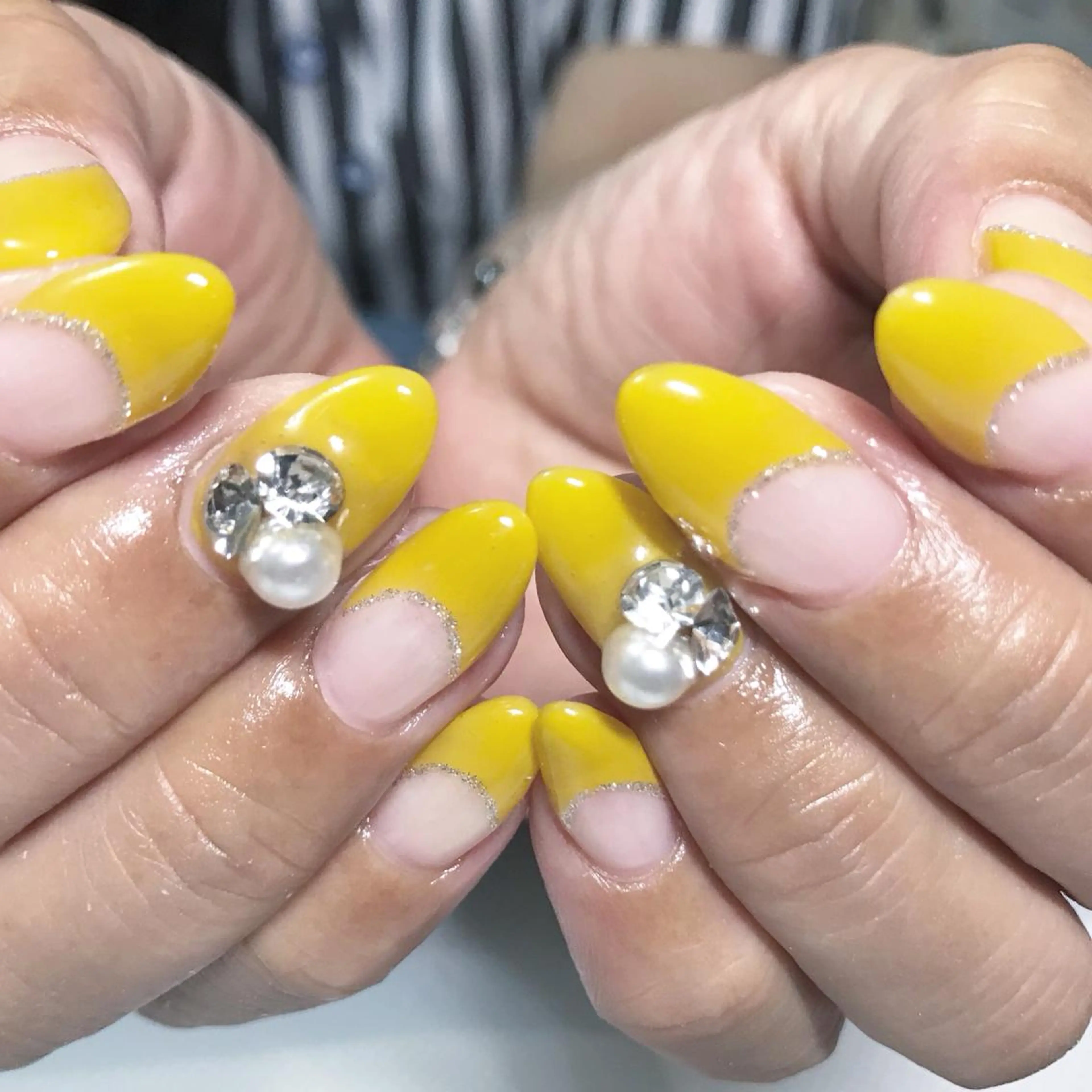 ネイル フットネイル フレンチネイル シンプルネイル 春ネイル 夏ネイル nail fufla ♡yamane♡のネイルデザイン