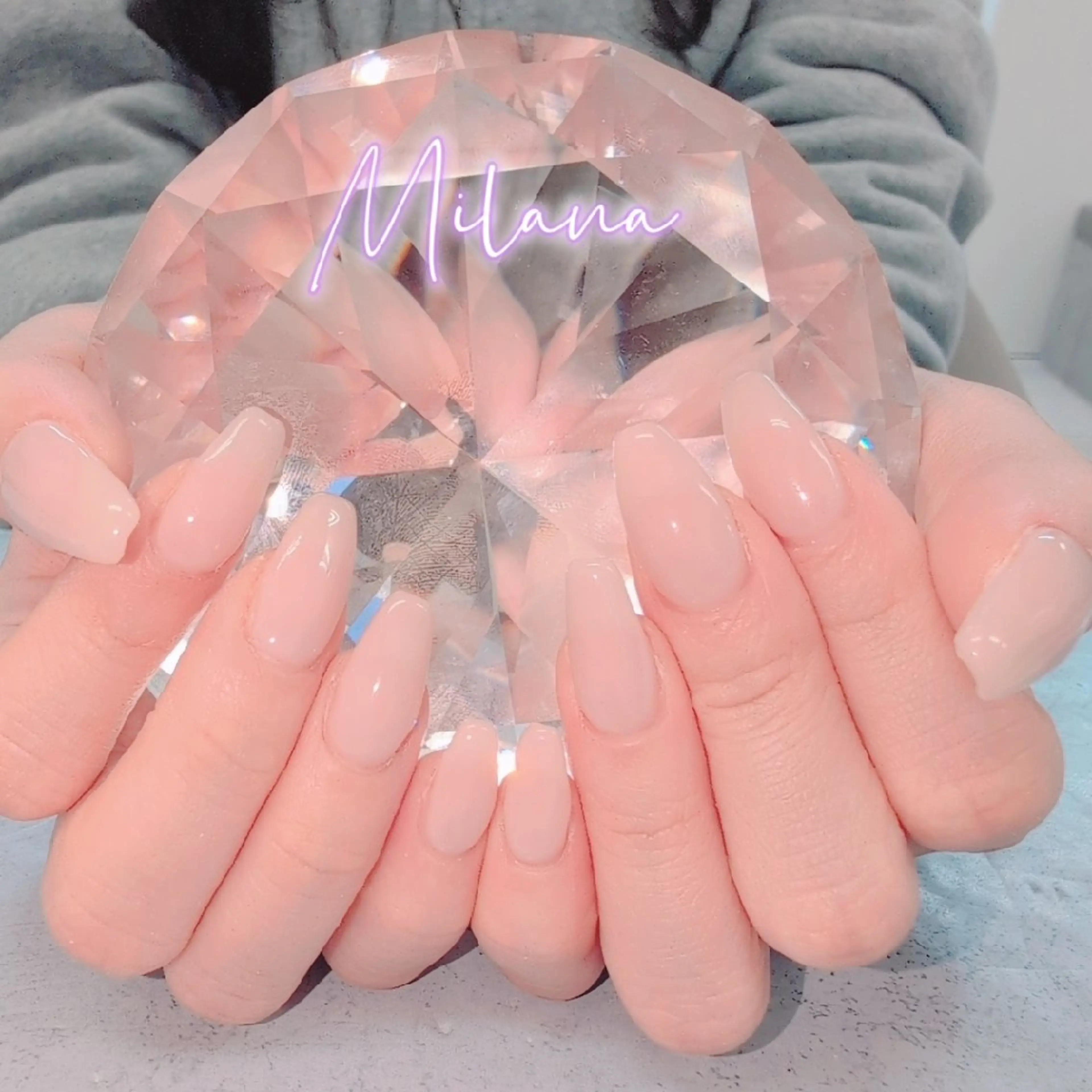 ネイル ワンカラーネイル ハンドネイル Milana 川瀬のネイルデザイン