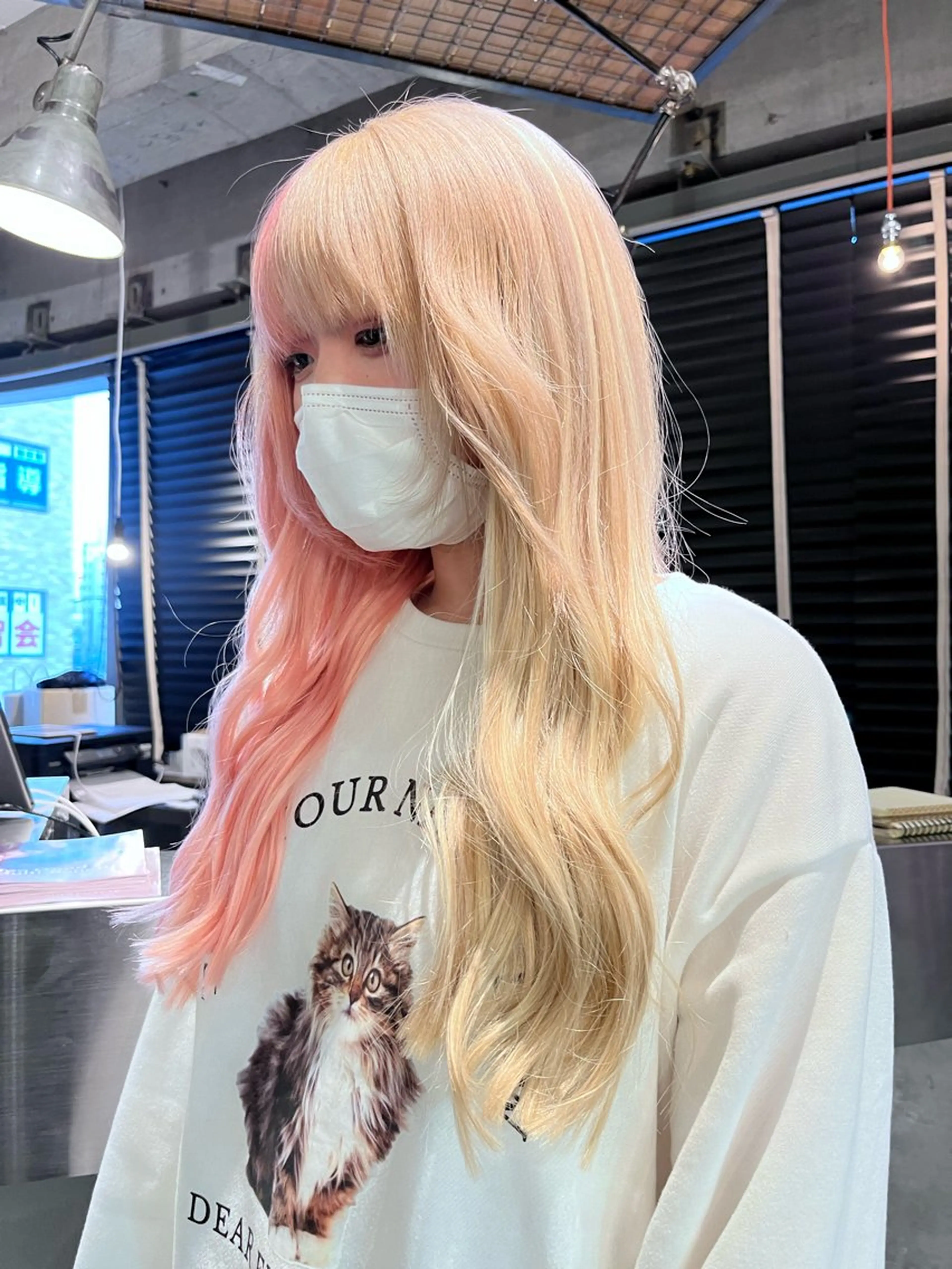 ロング カラー iLi🫧kim ryongna🦋のヘアスタイル