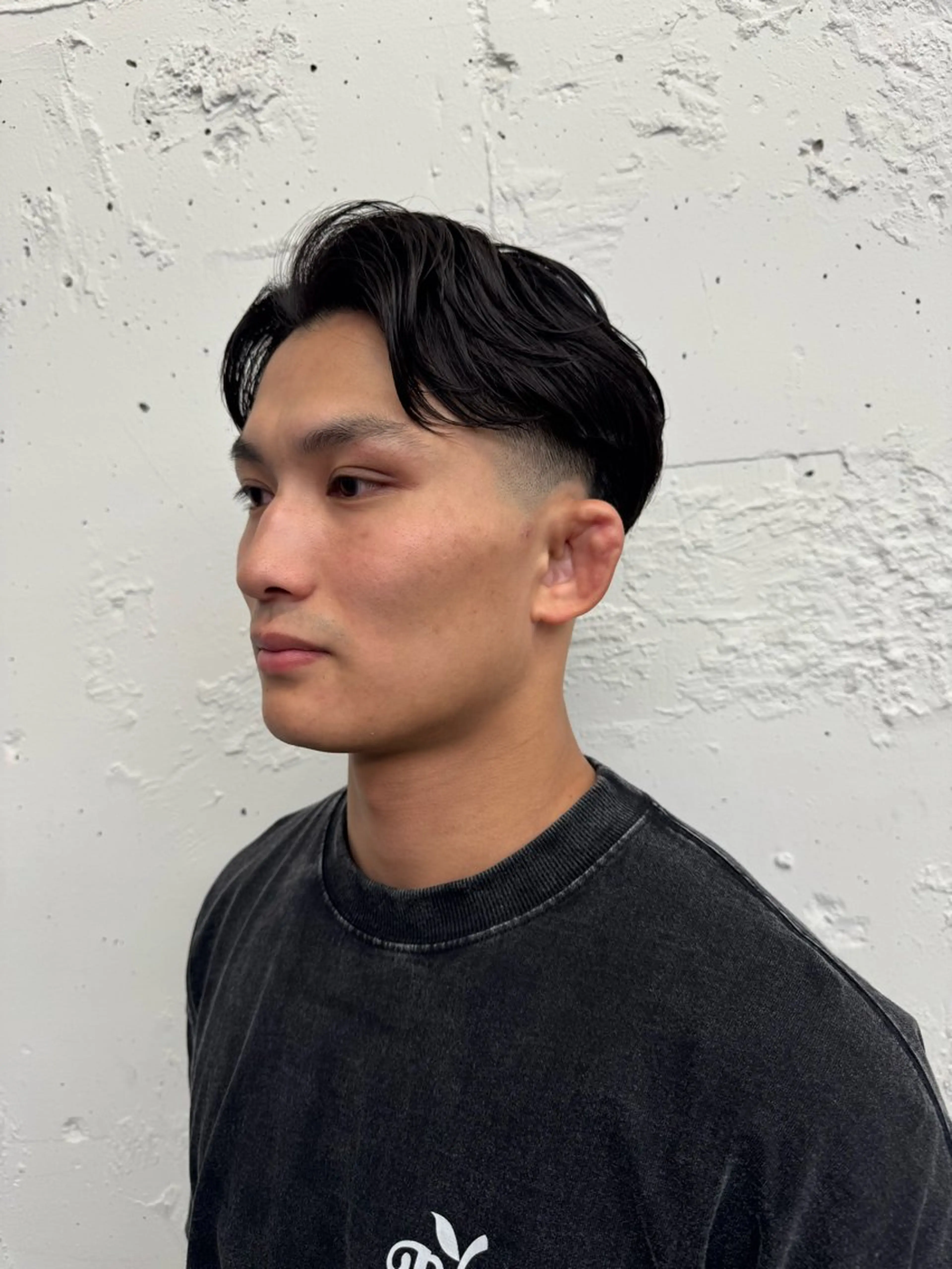 ショート パーマ メンズ フェードカット フェザーパーマ メンズパーマ メンズショート スキンフェード カット パーマ トリートメント 💈メンズ特化💈 TASUKUのヘアスタイル