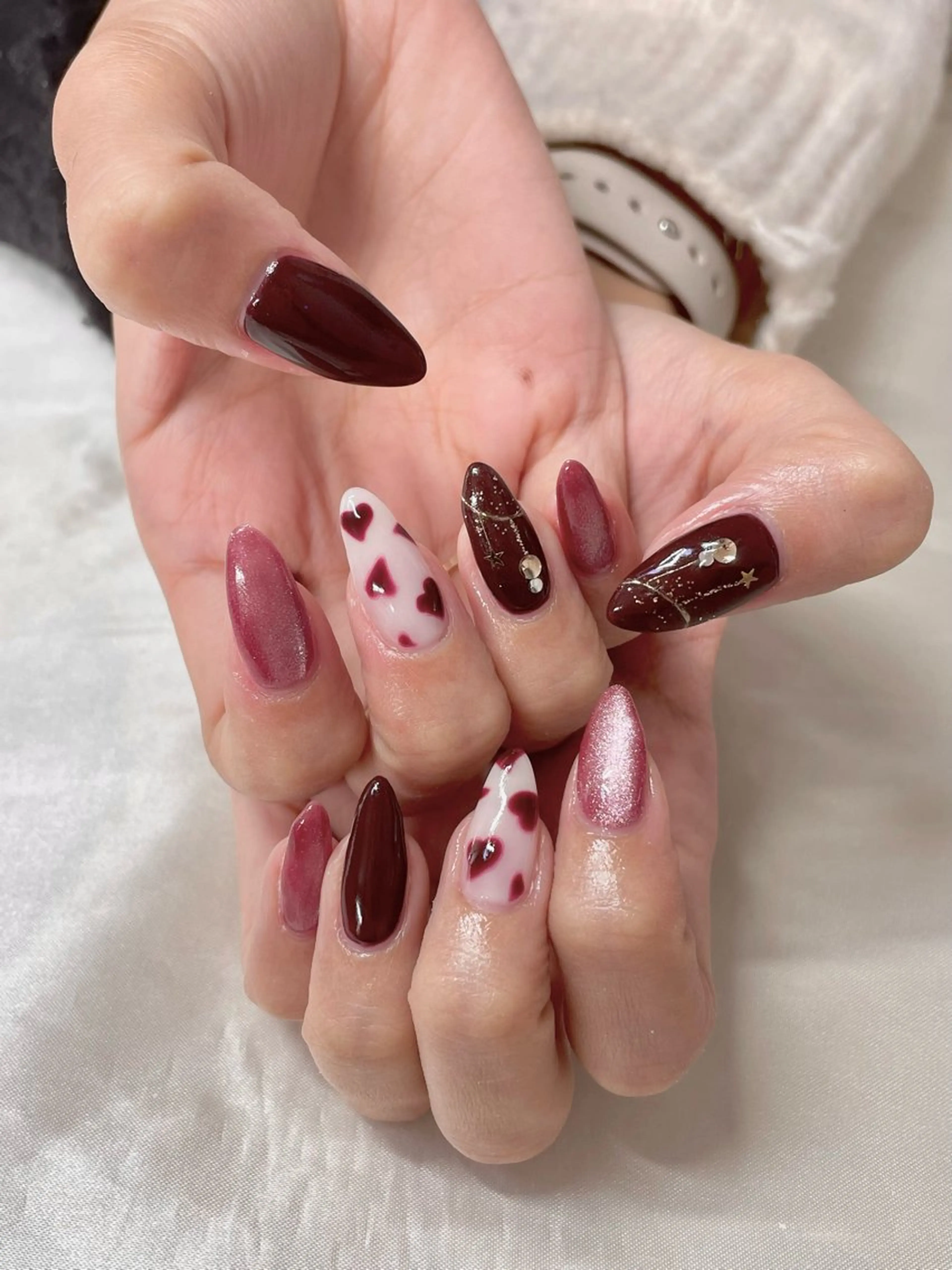 ネイル 長さ出し ハンドネイル RUMI nailのネイルデザイン