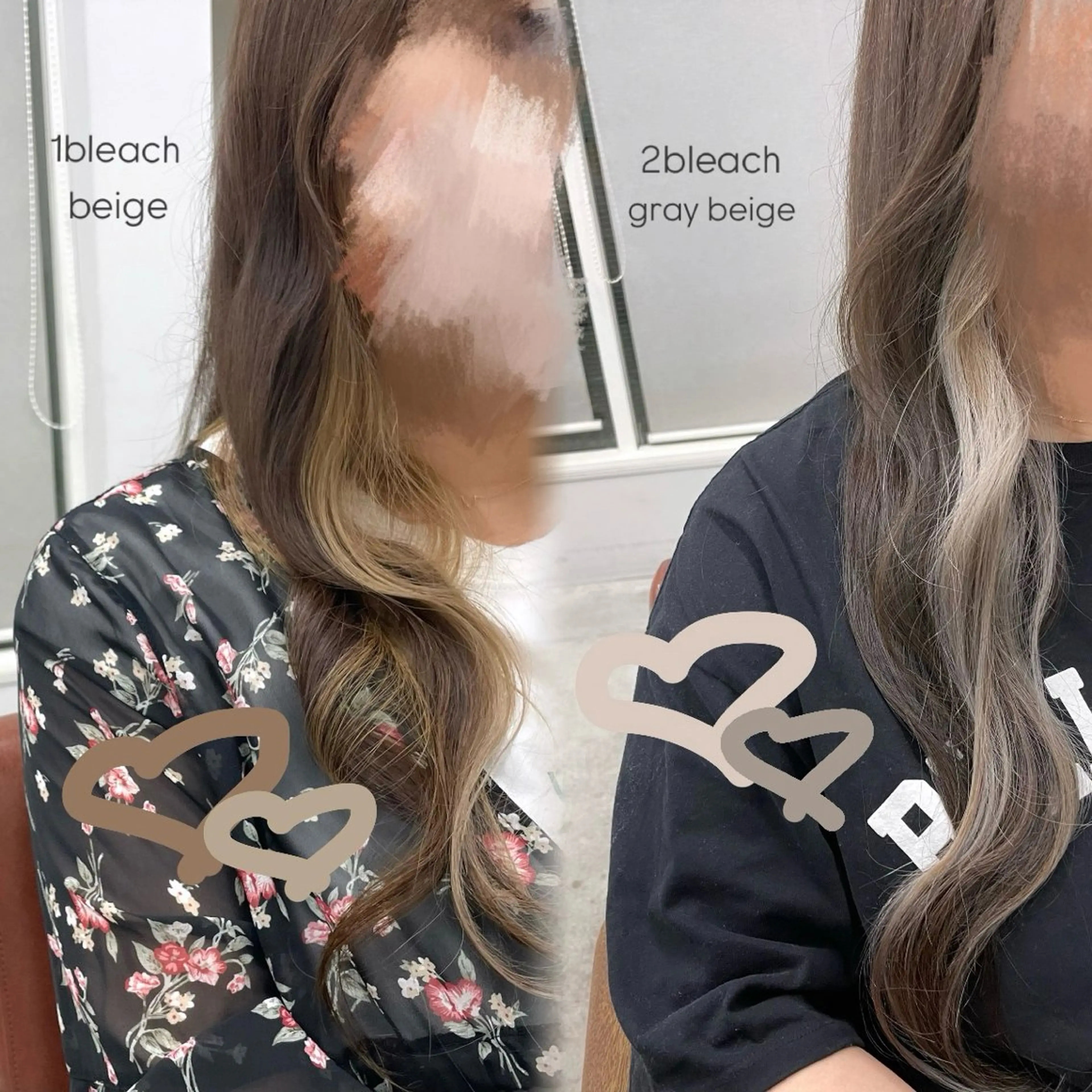 ロング カラー ベージュカラー ブリーチ オレンジ ヘアカラー 佐藤 歩菜のヘアスタイル