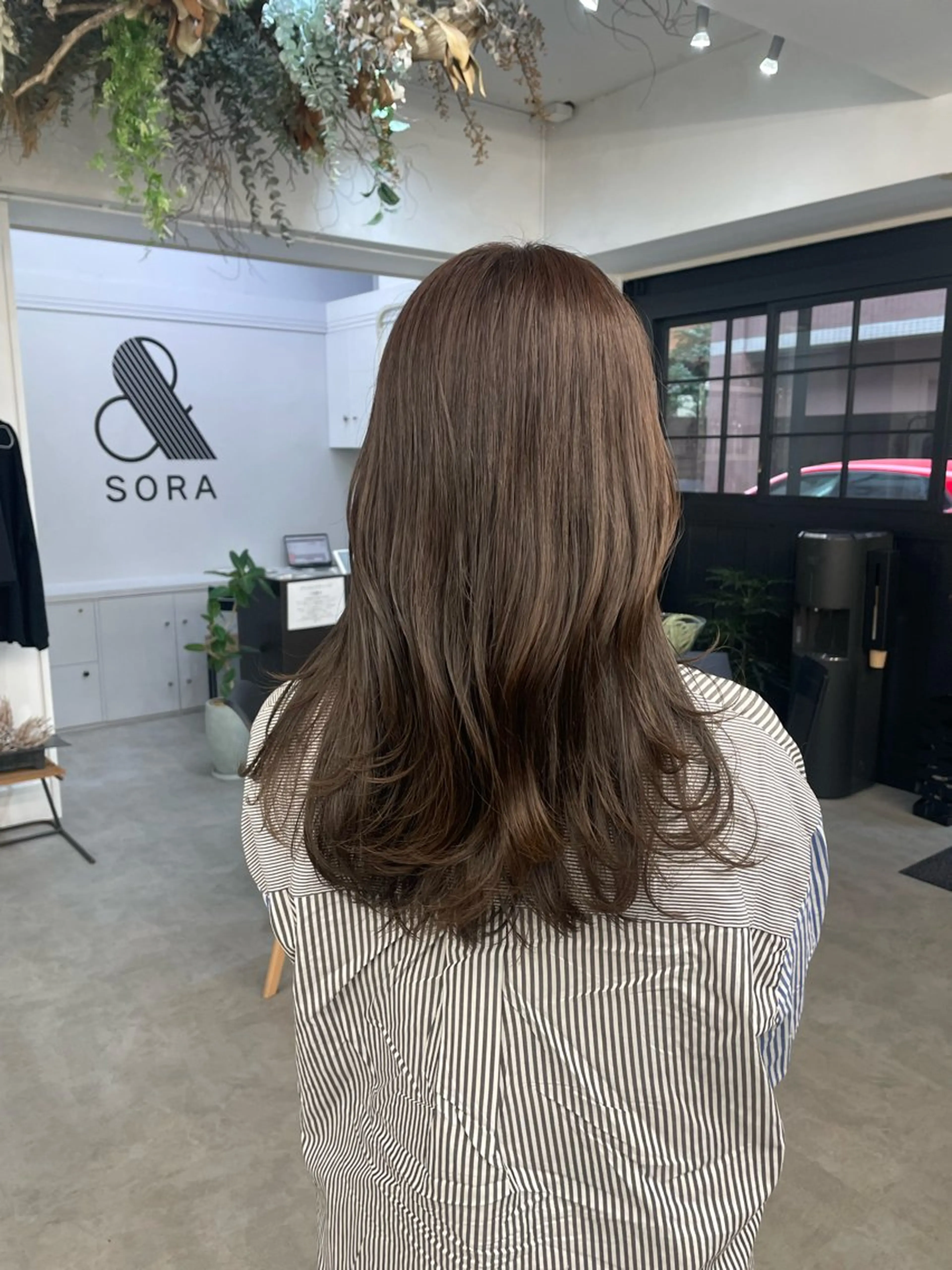セミロング カラー アッシュ アッシュグレー アッシュグレージュ 透明感カラー グレージュ カット ヘアカラー トリートメント 川上拓真 ✂︎学芸大学のヘアスタイル
