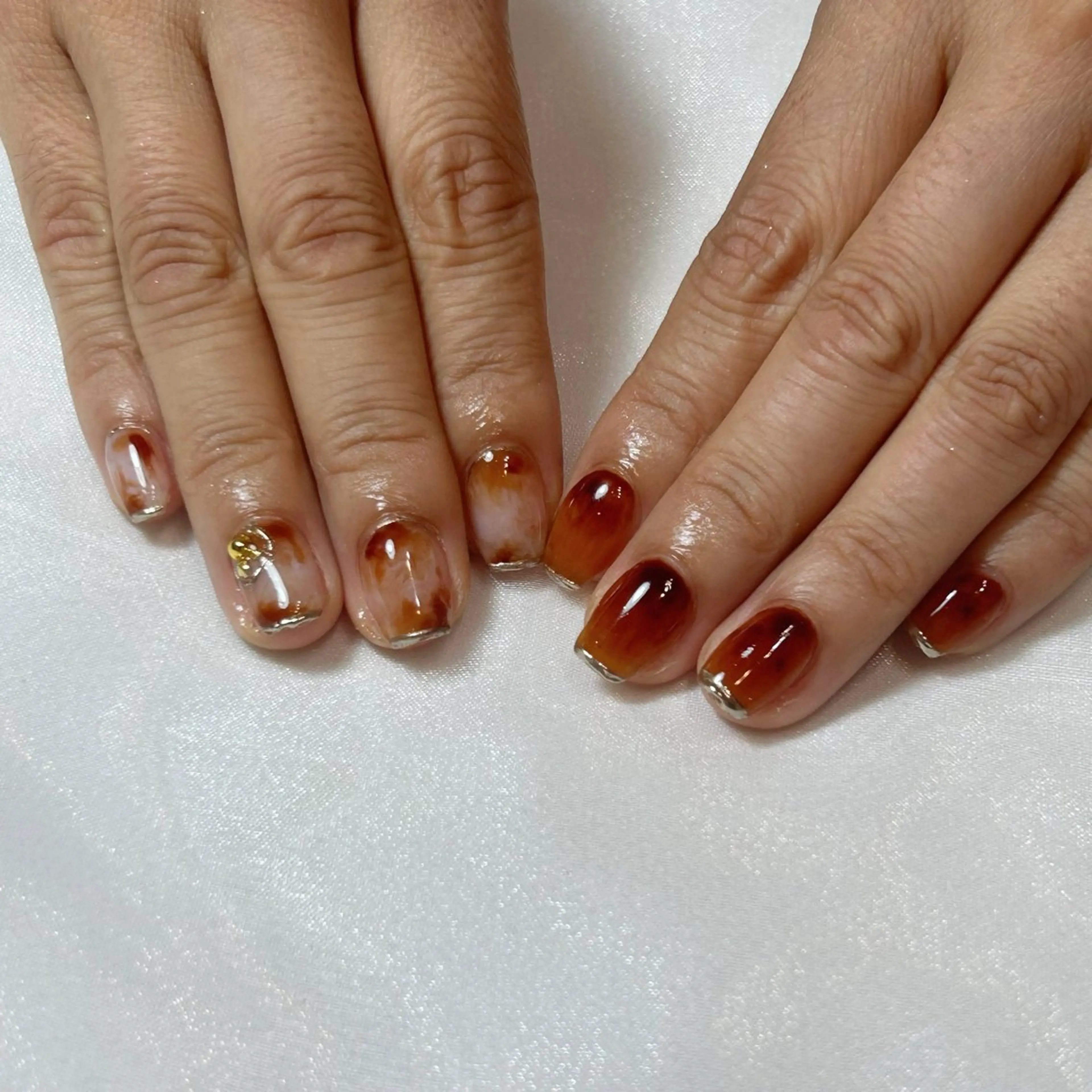 ネイル 持ち込み nico + 鷲野のネイルデザイン