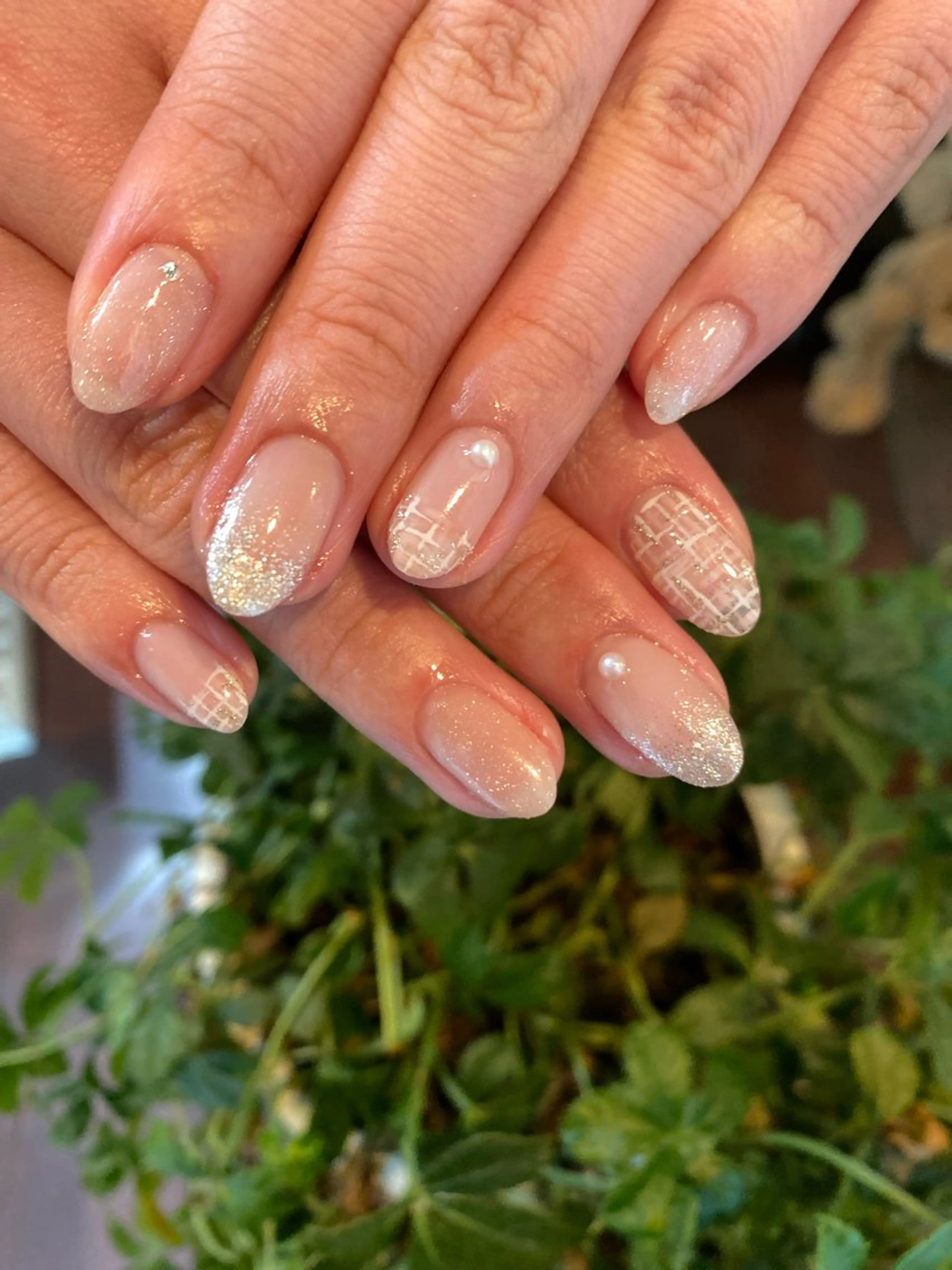 ネイル crystal ⭐︎ colorのネイルデザイン