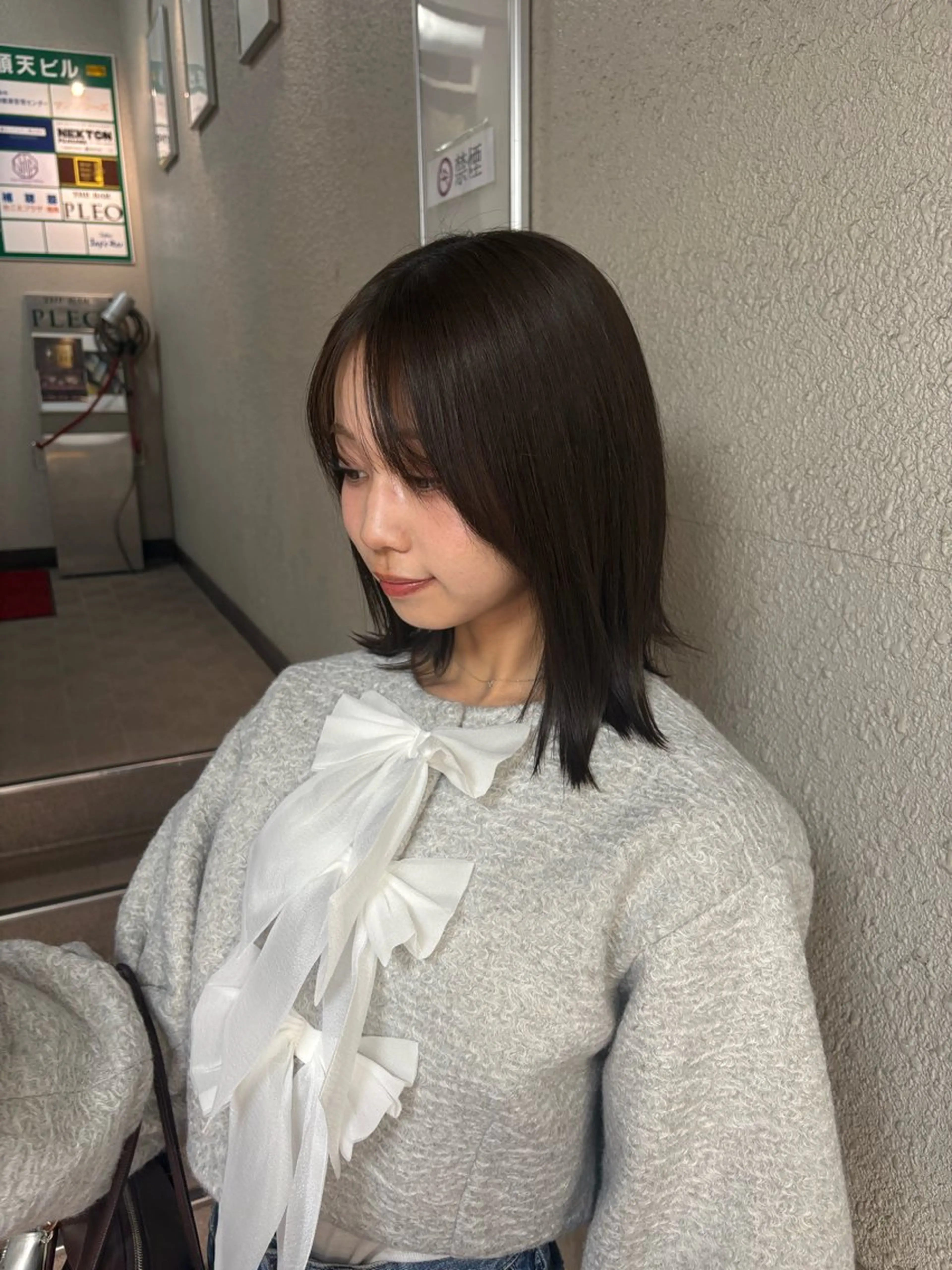 ミディアム カラー ヘアカラー 透明感カラー 🧚‍♂️さえのヘアスタイル