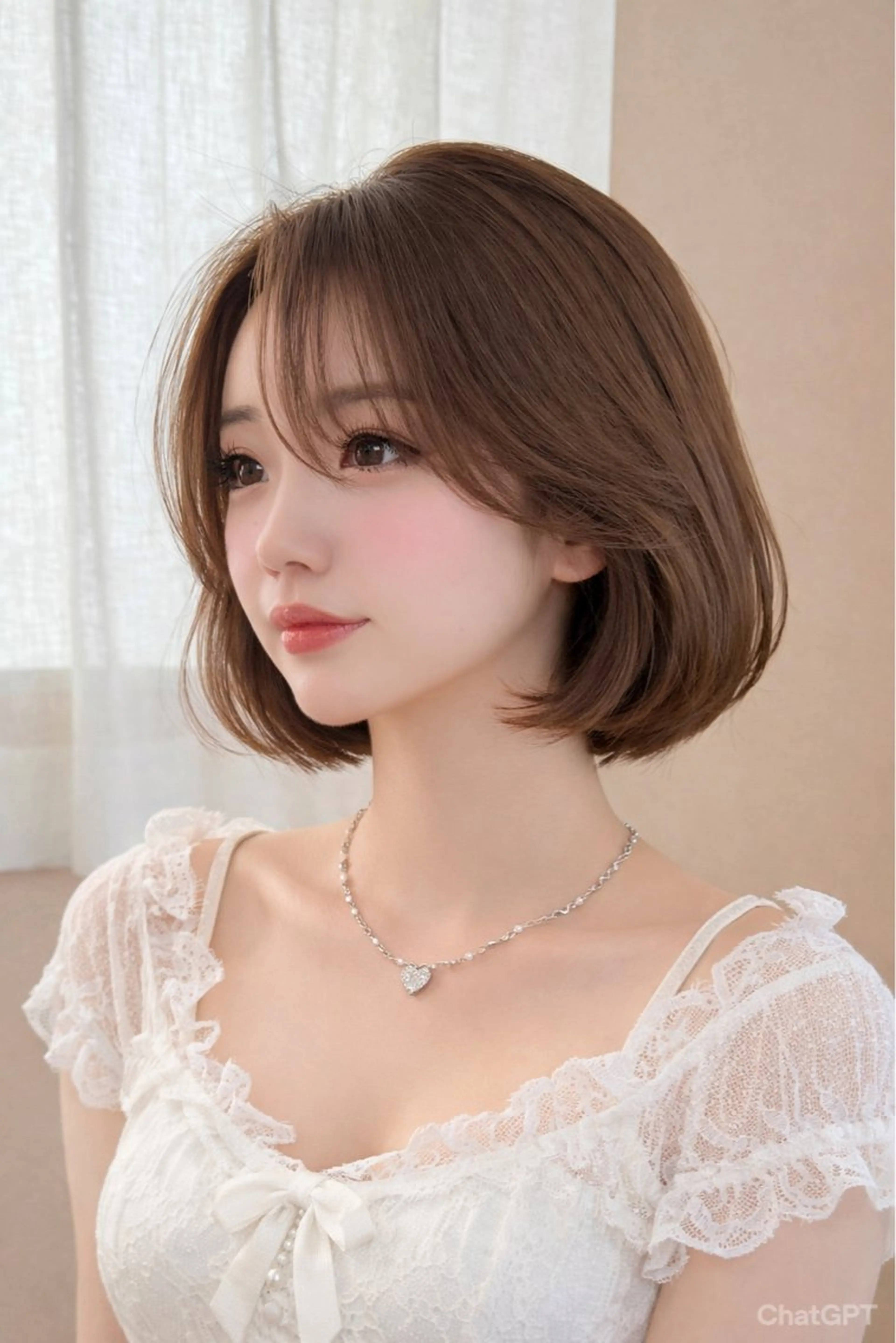 ショート カラー 木元 瑛✂︎ボブのヘアスタイル