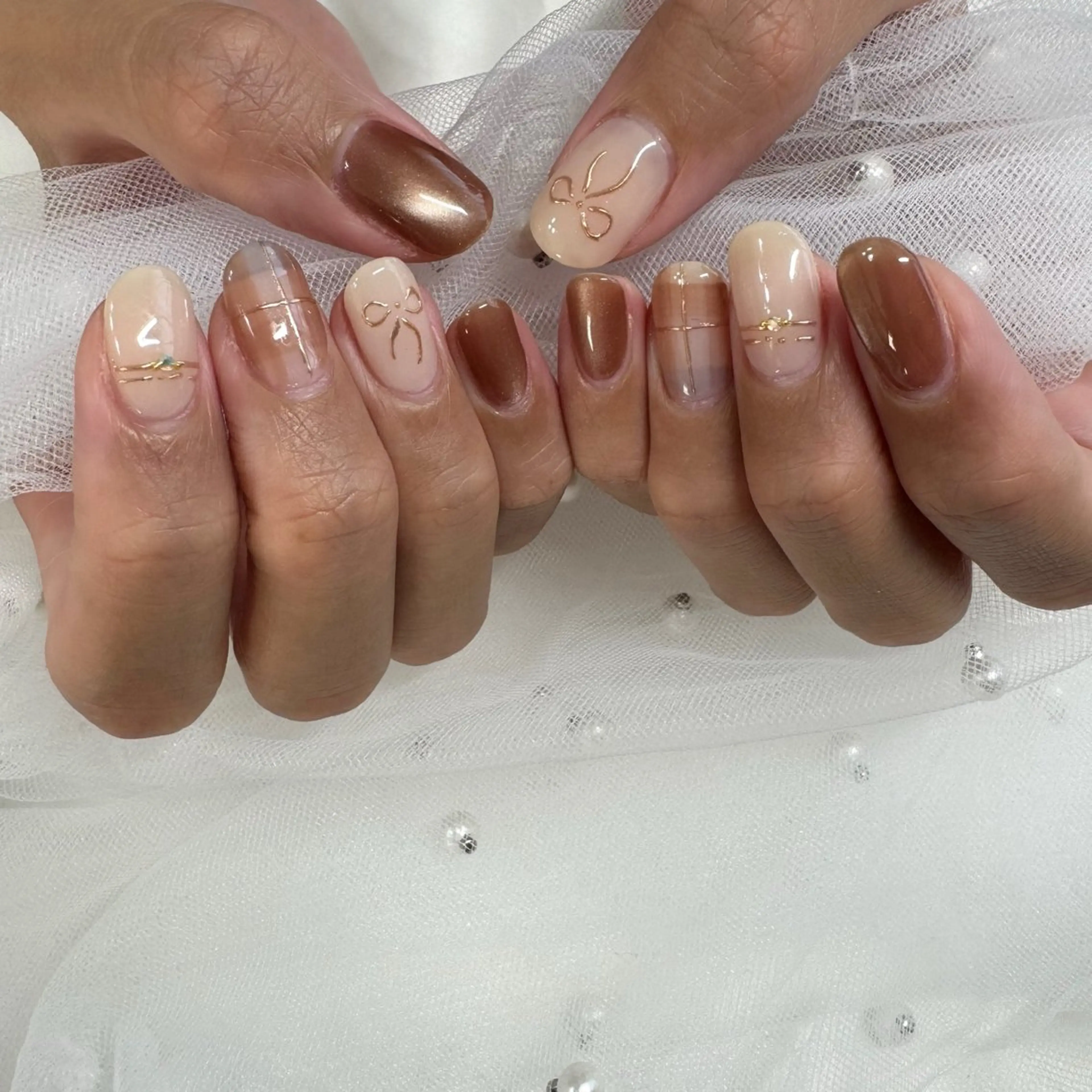 ネイル ジェルネイル 東 千夏のネイルデザイン