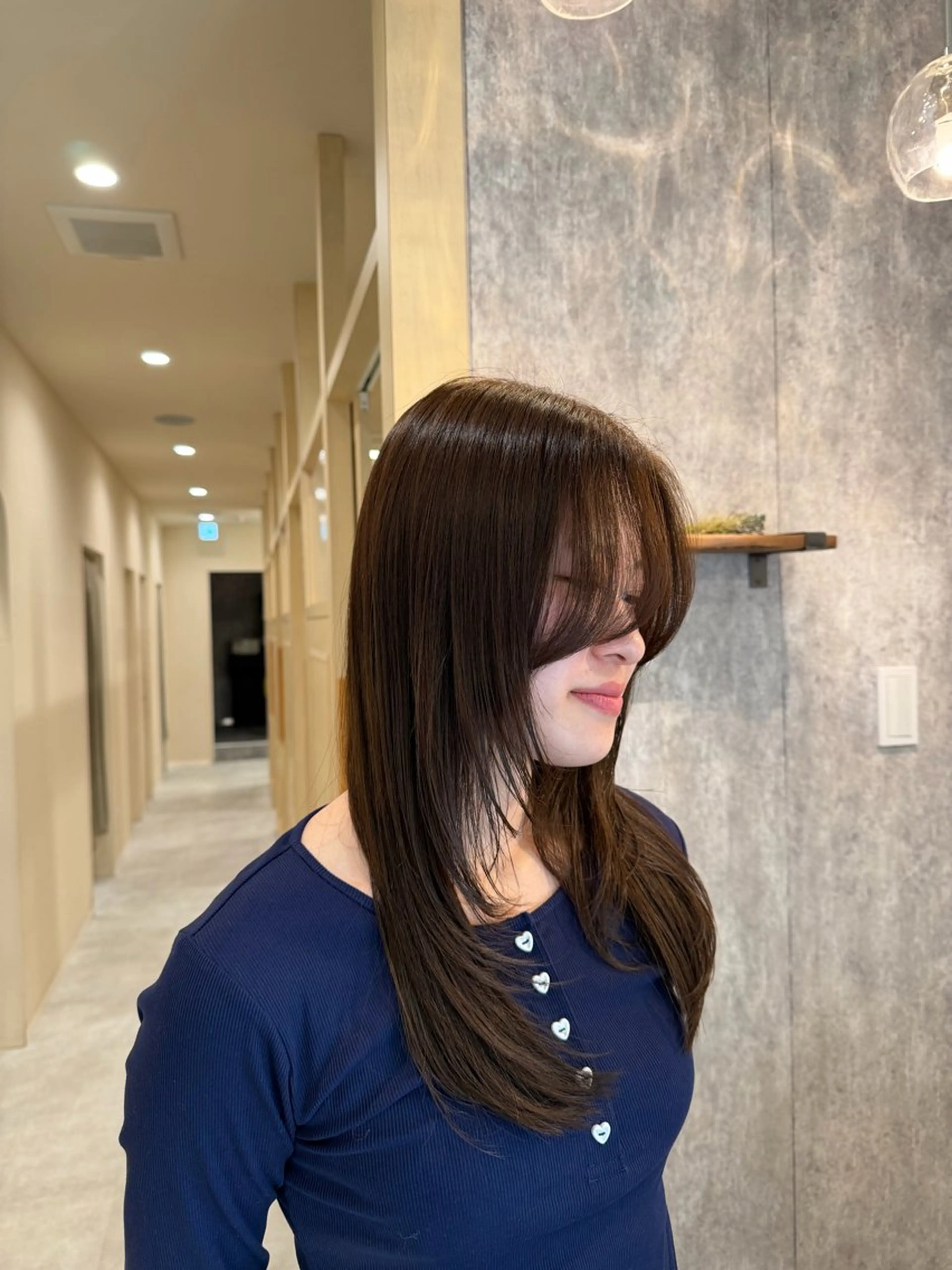 ロング レイヤーカット 似合わせカット KANAMI/透明感 カラー/髪質改善💫のヘアスタイル