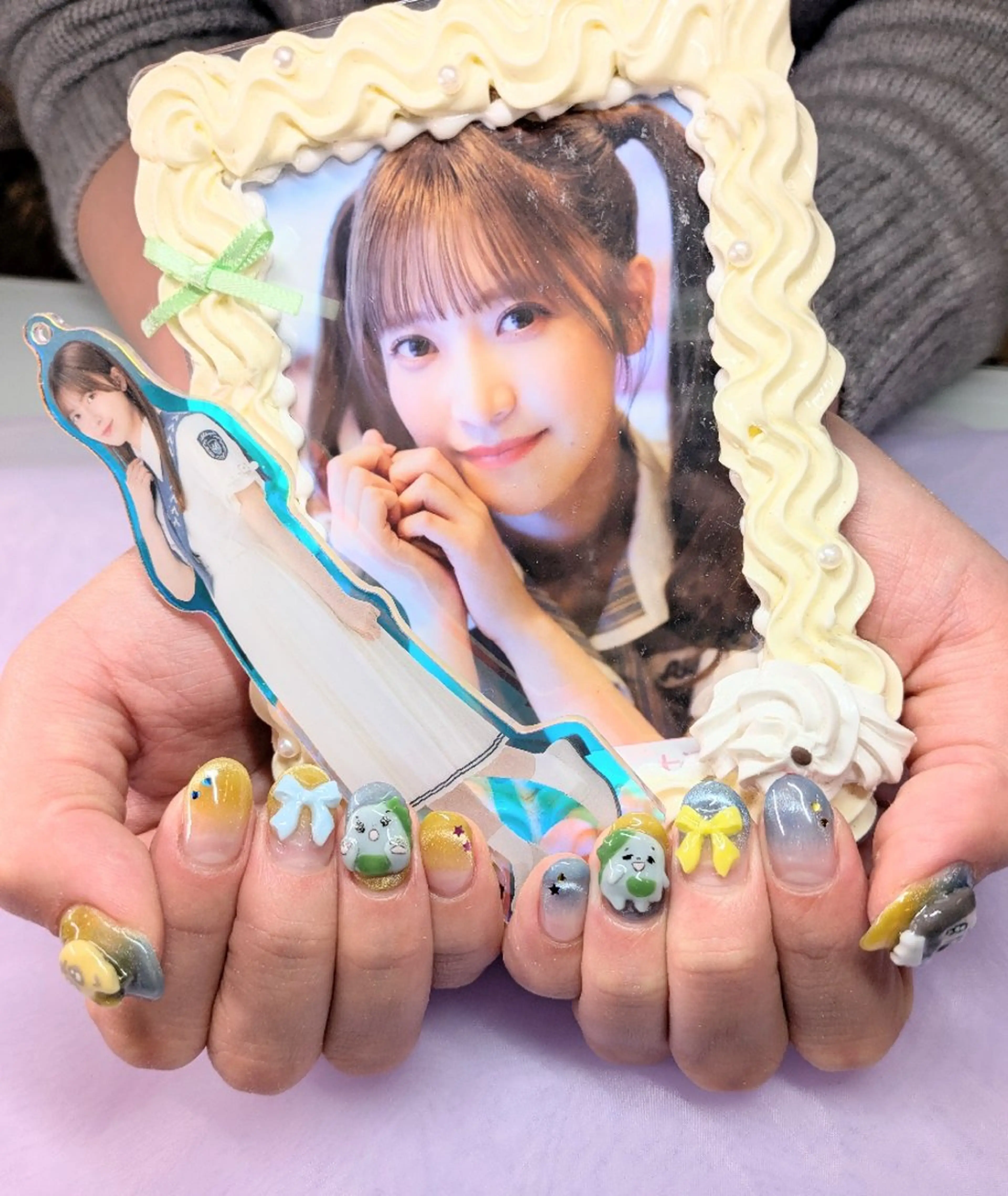 ネイル ハンドネイル imaichise 🧡💜推しネイルのネイルデザイン