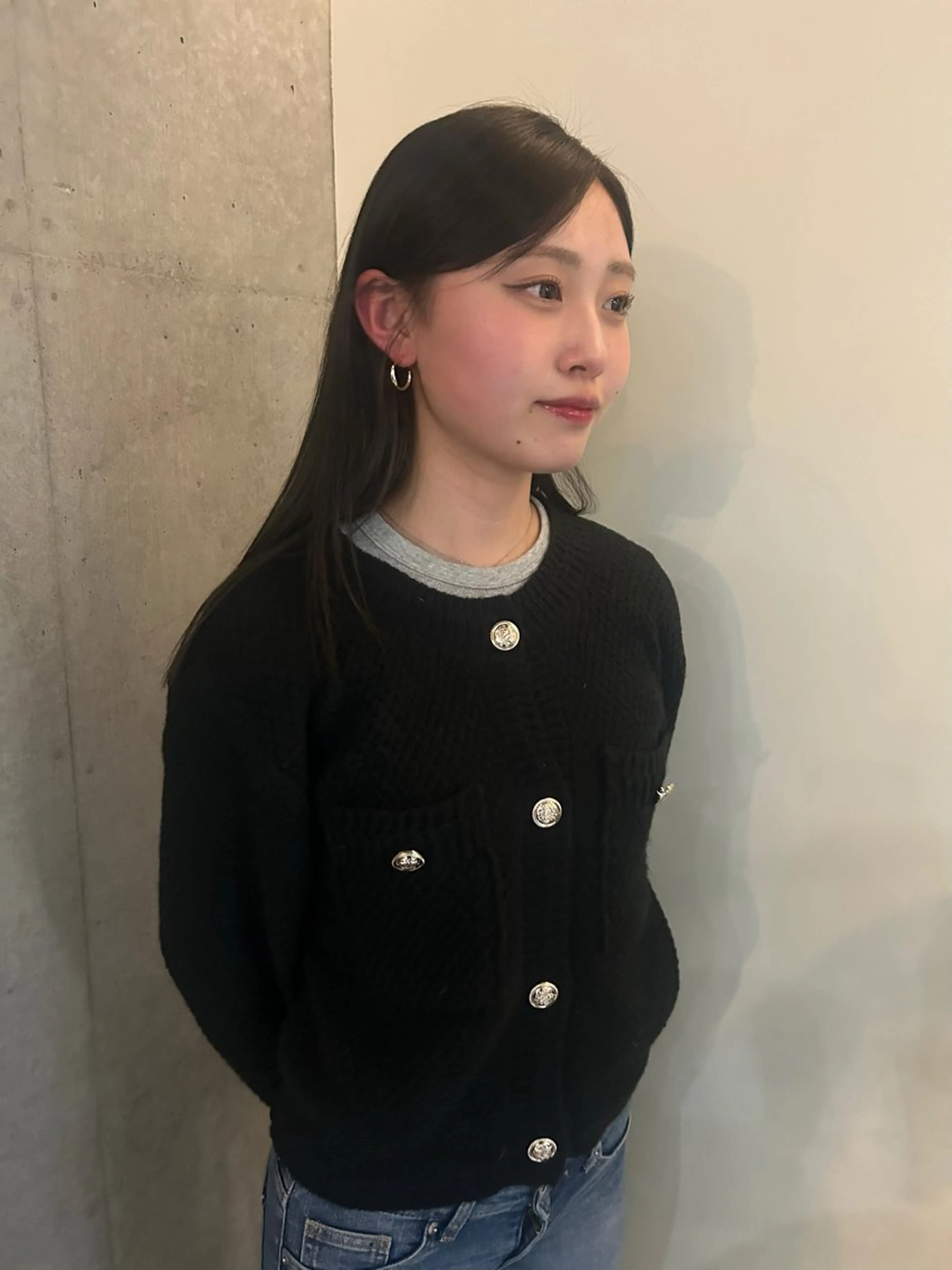 ロング カラー 韓国ボブ/レイヤー ボブ/ EMIRIのヘアスタイル