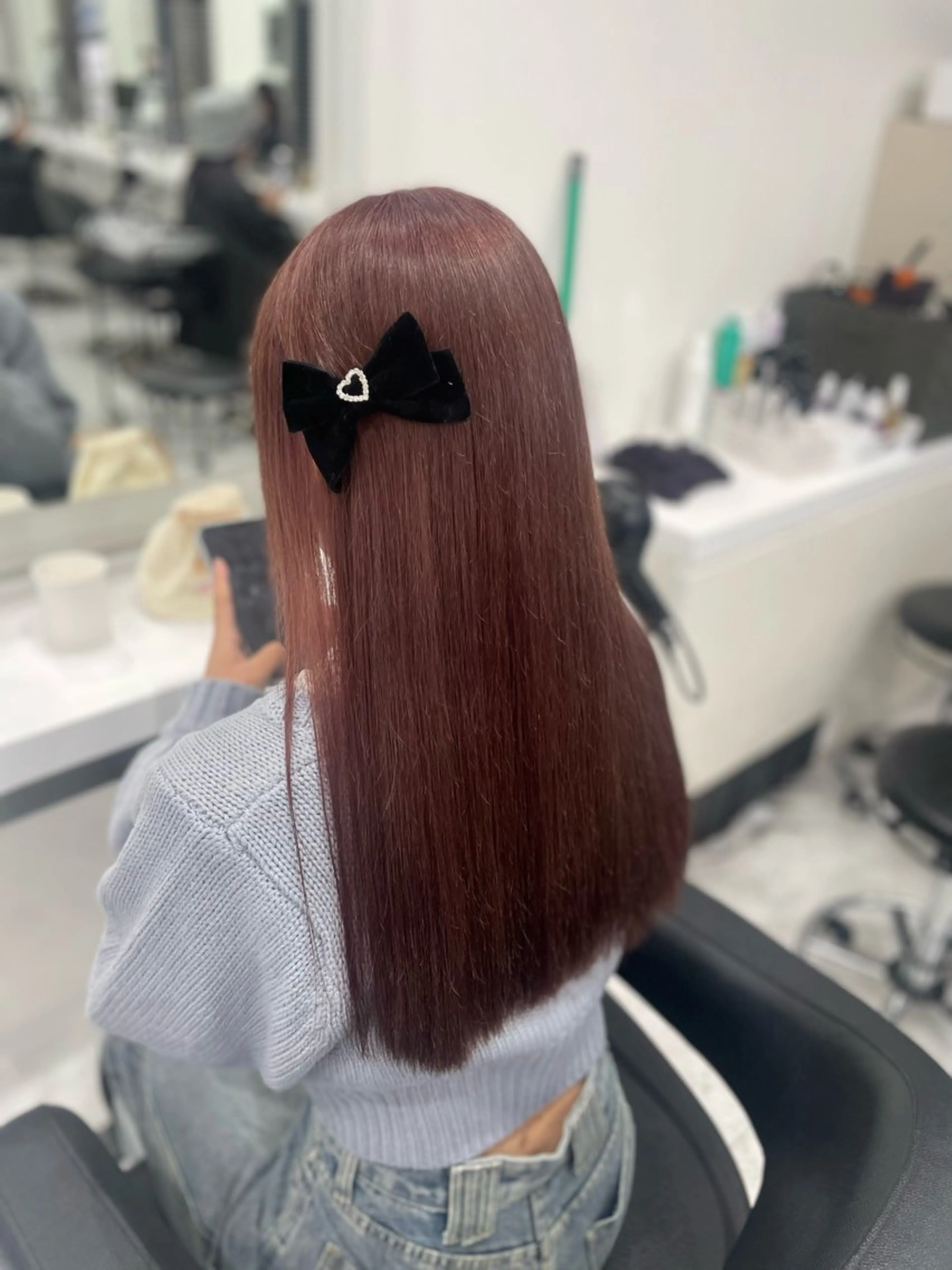 ロング カラー ベージュカラー ブリーチ ピンクカラー ピンクベージュ 💗トレンドモテヘア Natsumi 💗のヘアスタイル