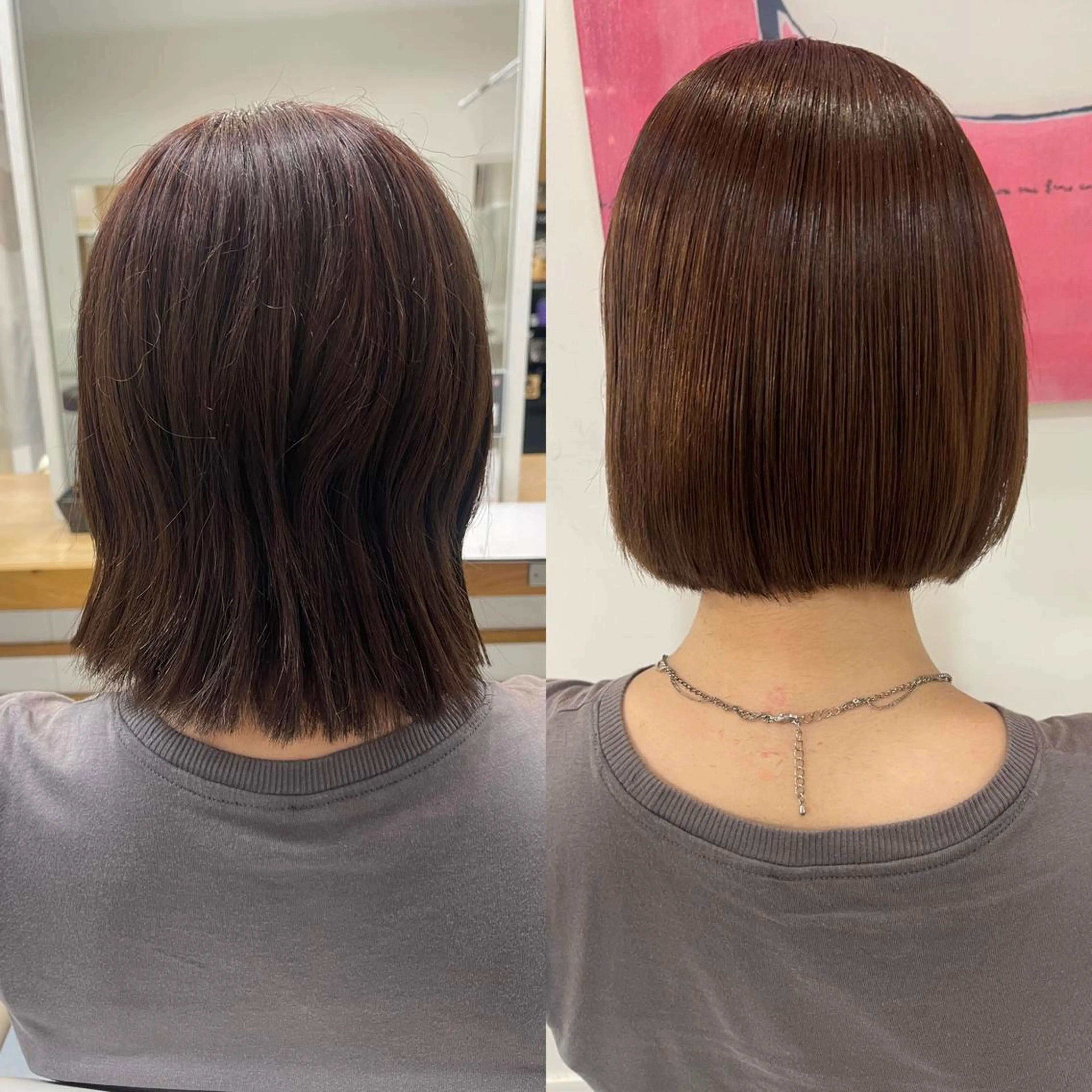 ショート パーマ カット 縮毛矯正 髪質改善/縮毛矯正 /ブリーチ矯正/岡部のヘアスタイル