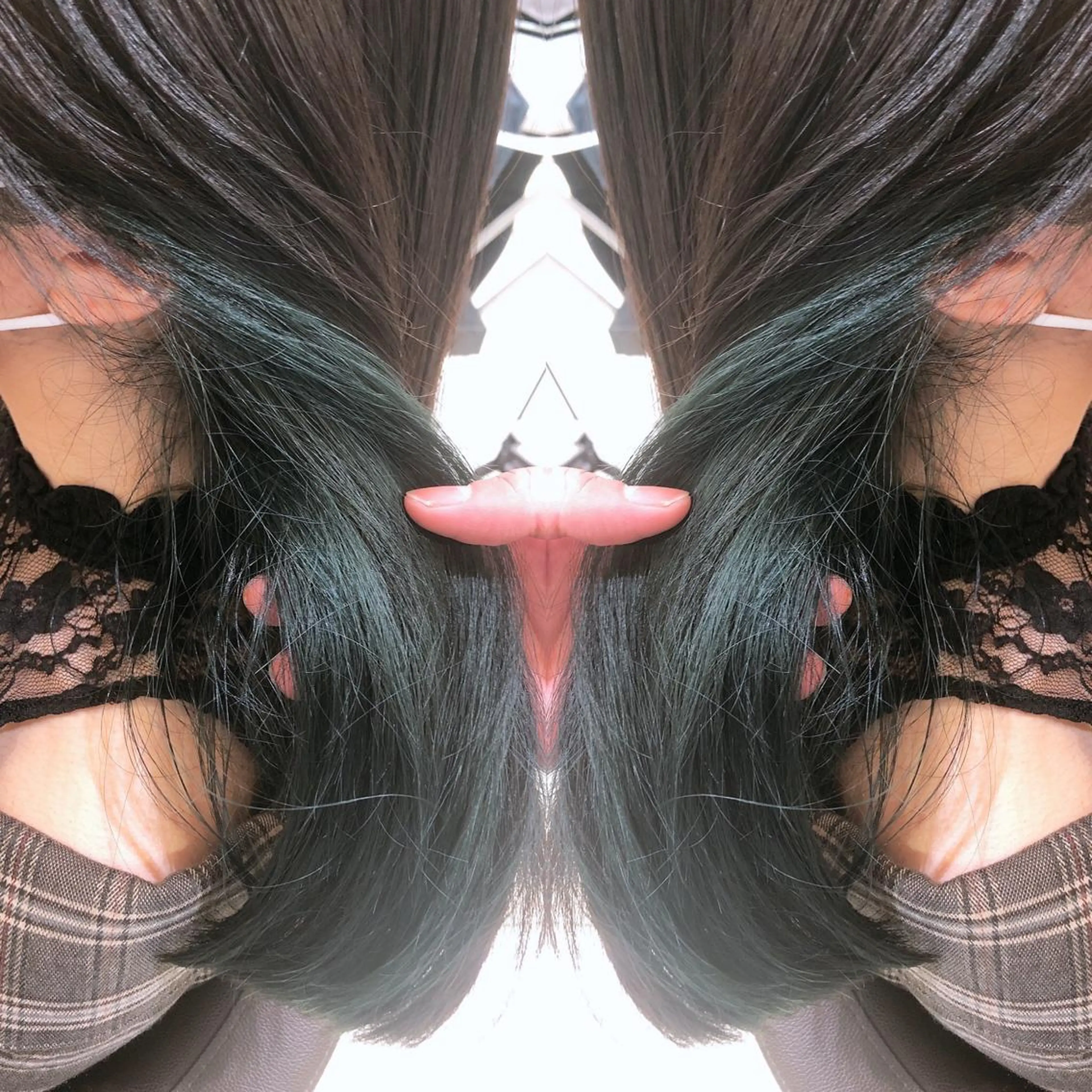 ミディアム カラー 韓国レイヤー×透明感 カラー/山崎一輝のヘアスタイル