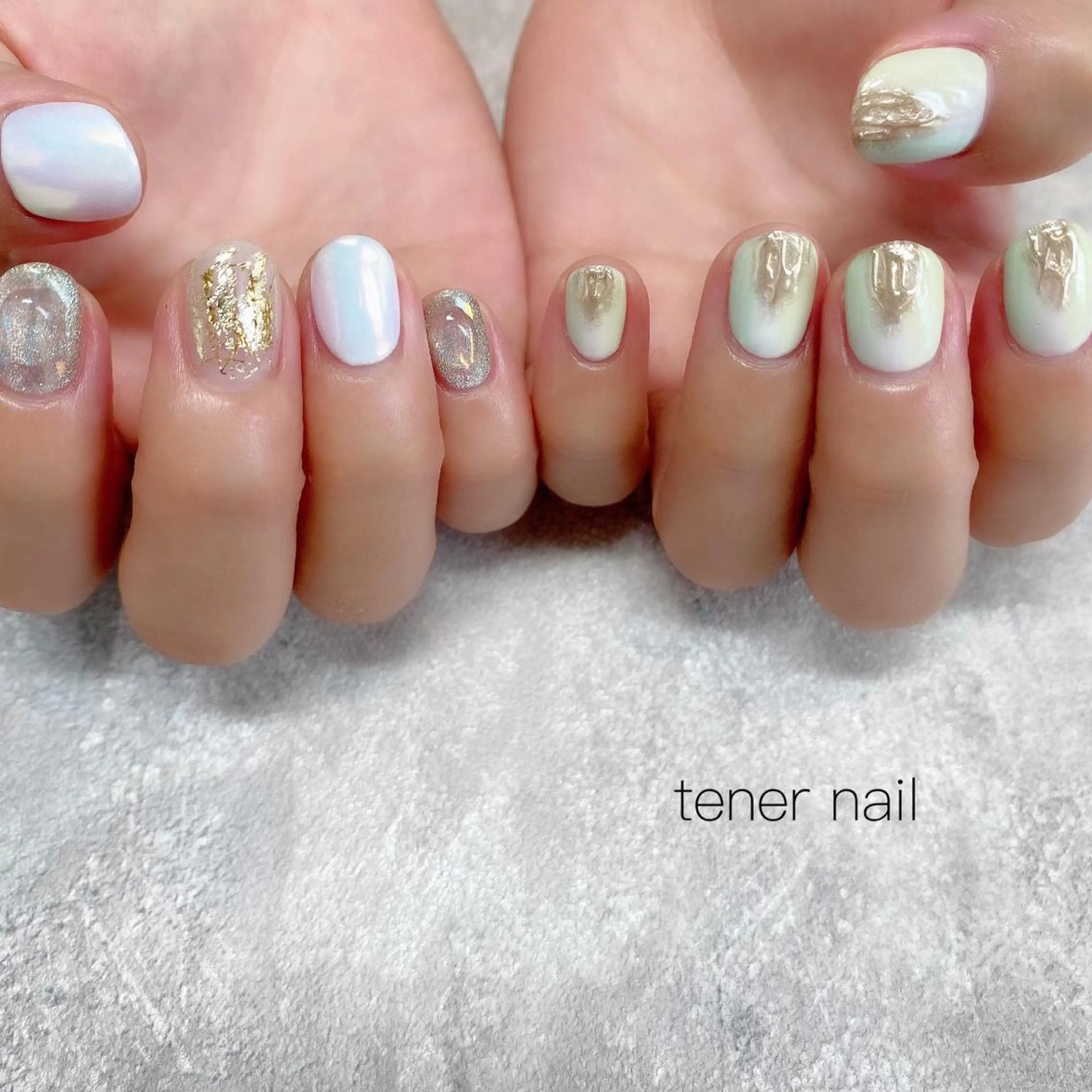 ネイル ニュアンスネイル パステルネイル テネルネイル tener nailのネイルデザイン
