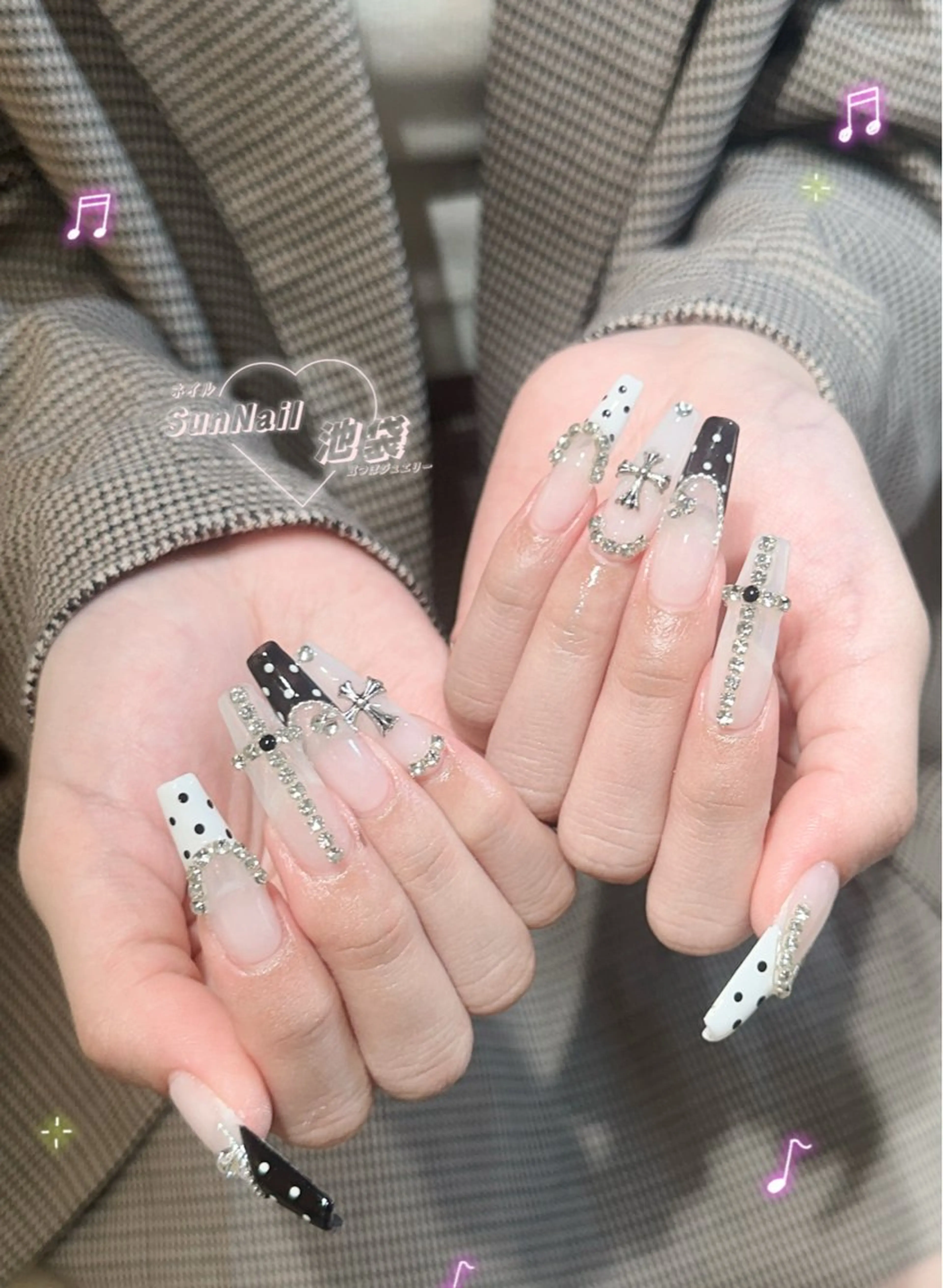 ネイル チークネイル 長さ出し フレンチネイル ガーリー 韓国ネイル ハンドネイル ハンドケア Sun Nail 池袋のエステ・リラクイメージ