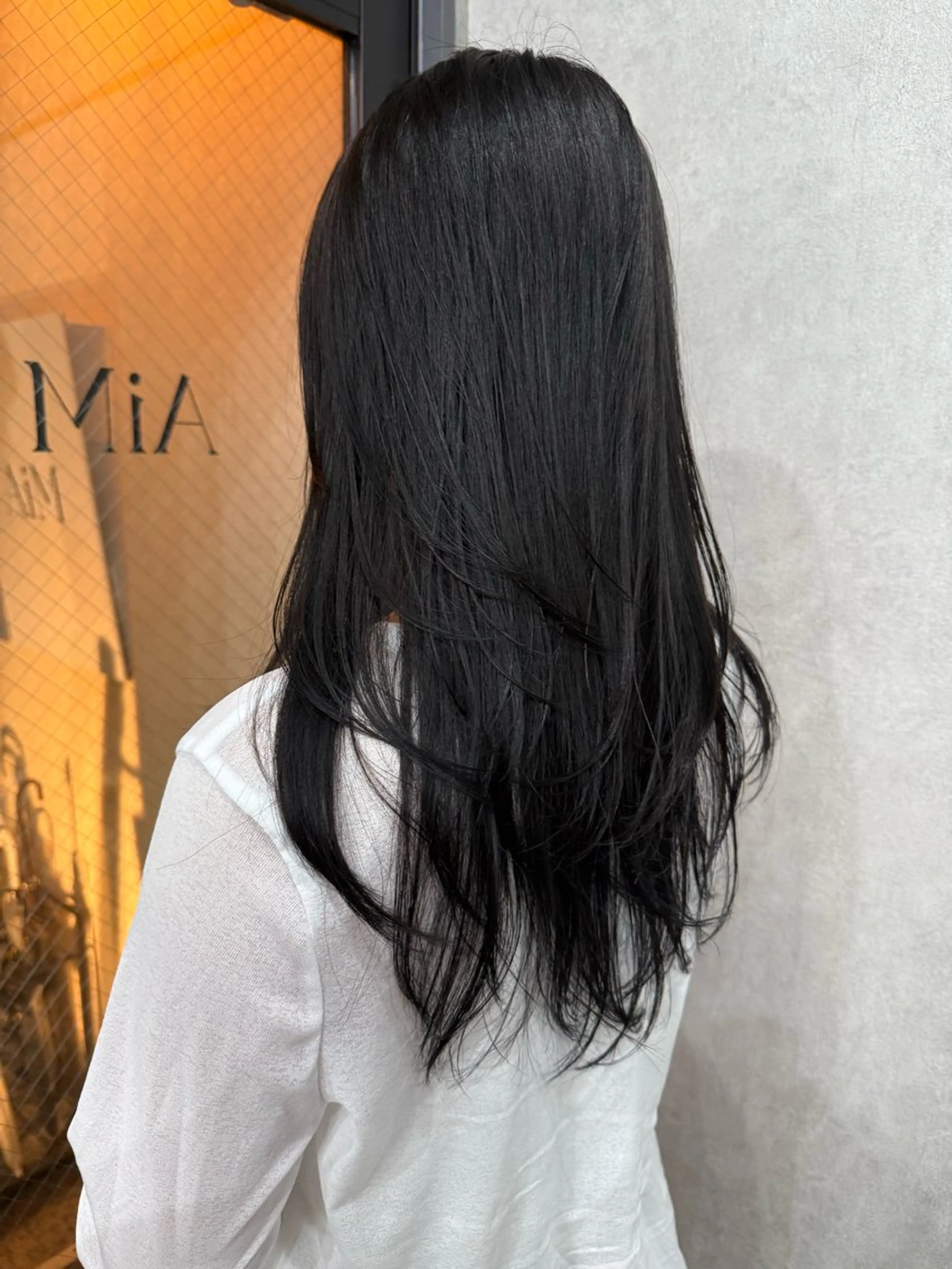 ロング カラー レイヤーカット AIRI layer cut hairのヘアスタイル