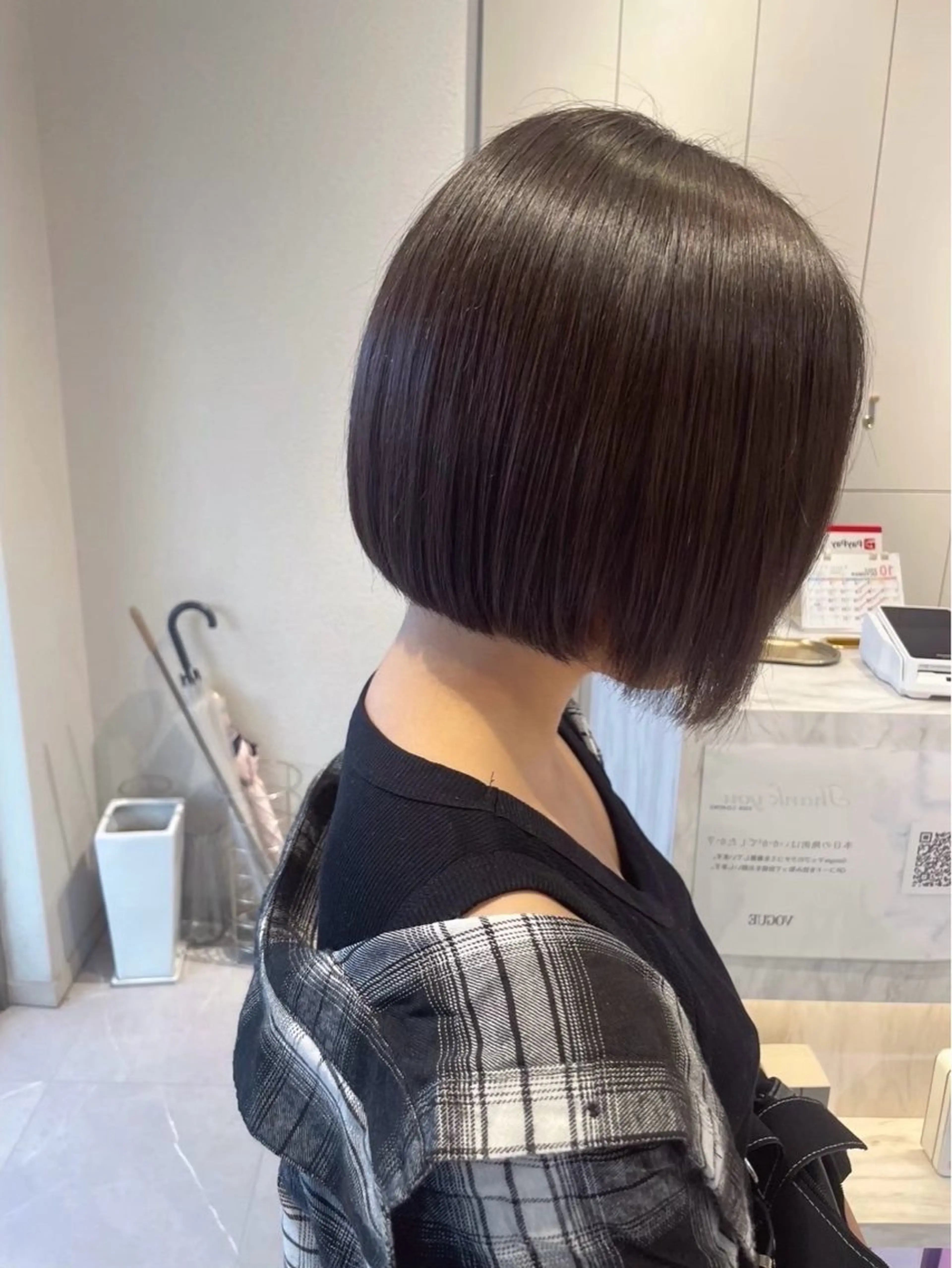 ショート ボブ 顔周りカット 髪質改善 韓国風ヘア レイヤーカット カット 💫大曽根/髪質改善 /ゆうき💫のヘアスタイル