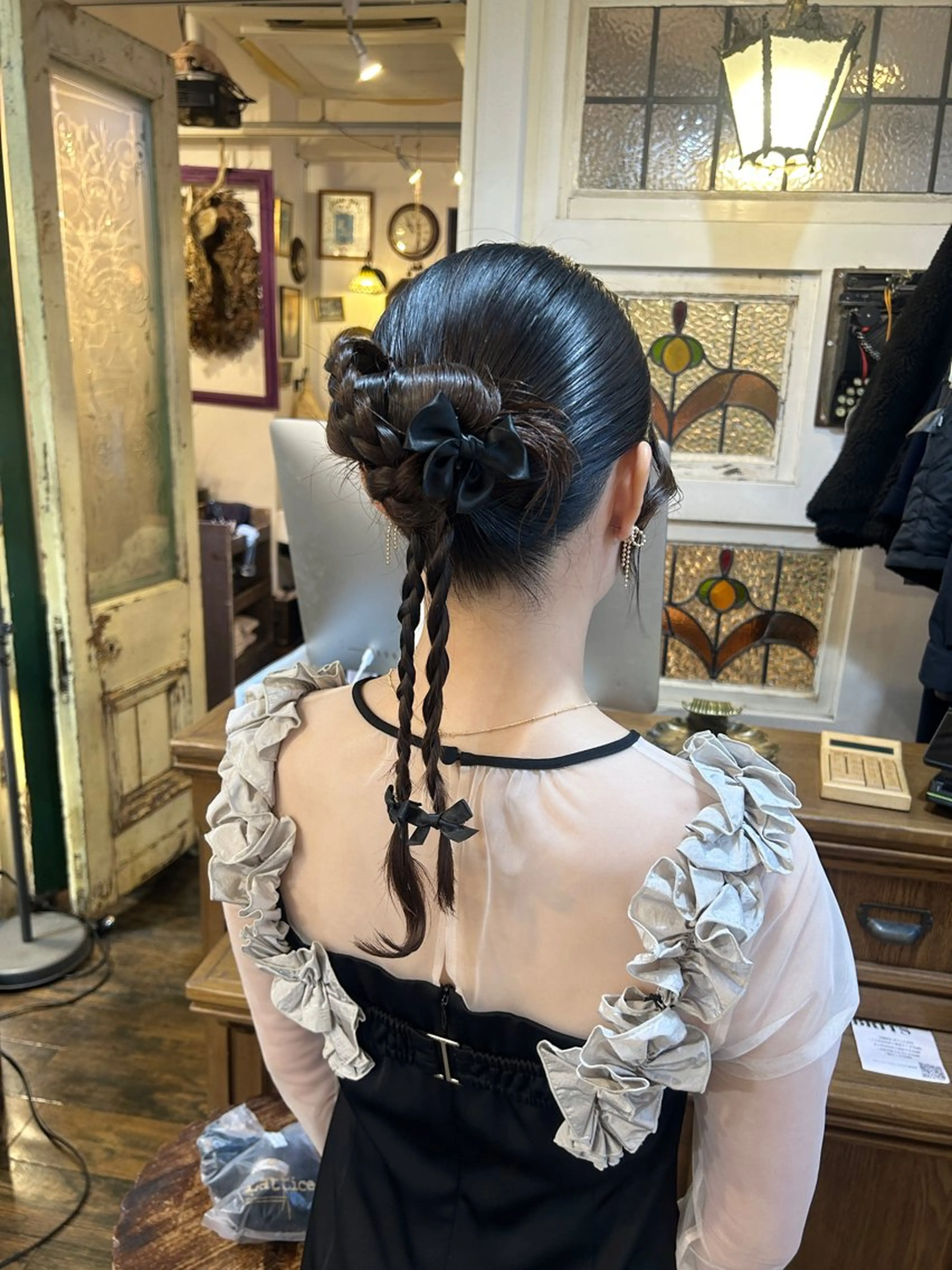 セミロング ヘアアレンジ ヘアセット 清水千優/パーマ/透 明感カラー/メンズのヘアスタイル