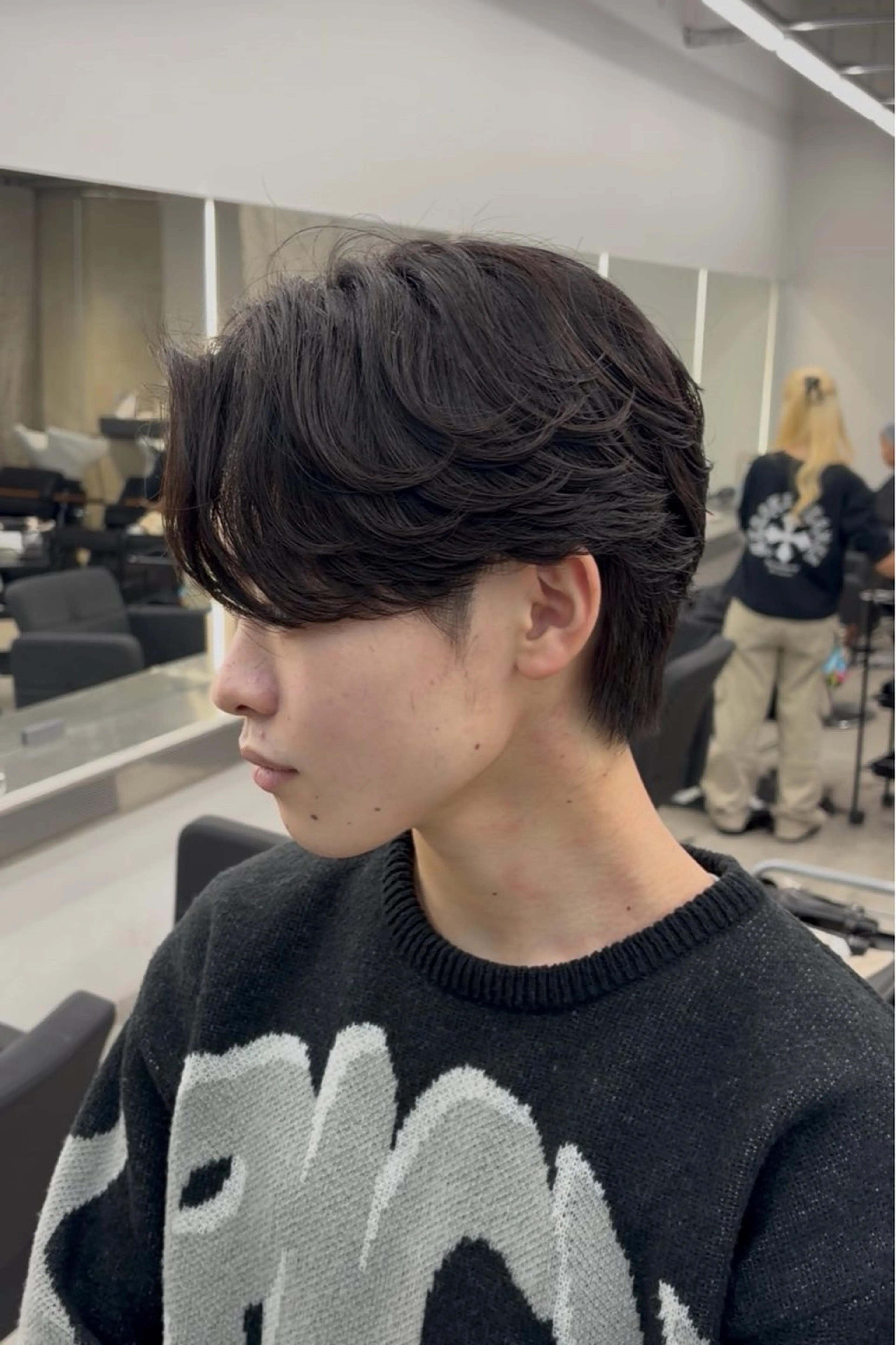 【5分でキマる韓国ヘア】メンズカット+カルマパーマの写真